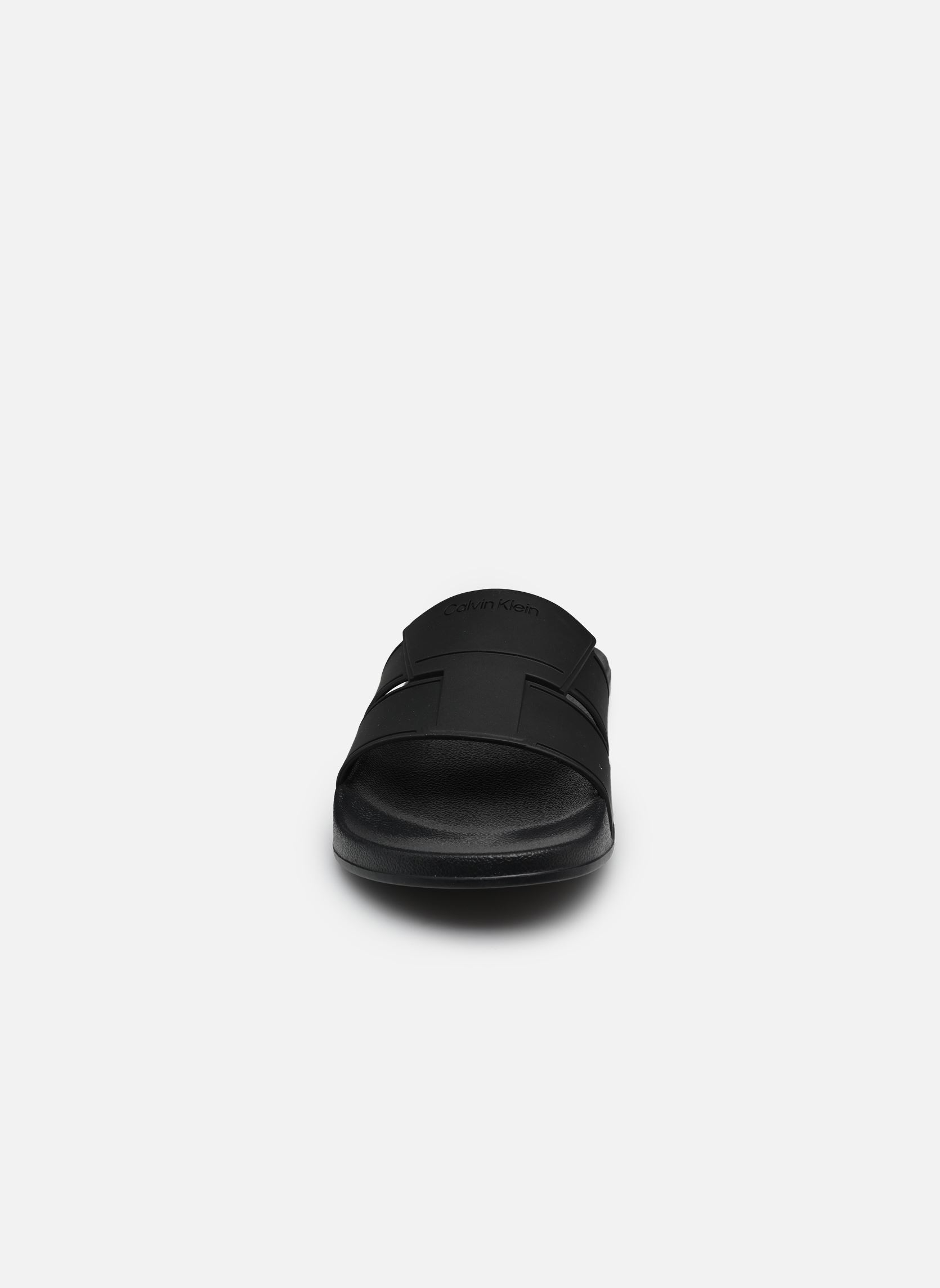 Badeschlappen ESS SLIDE DOUBLE T herren schwarz Calvin Klein Badeschlappen ESS SLIDE DOUBLE T herren schwarz BLACK