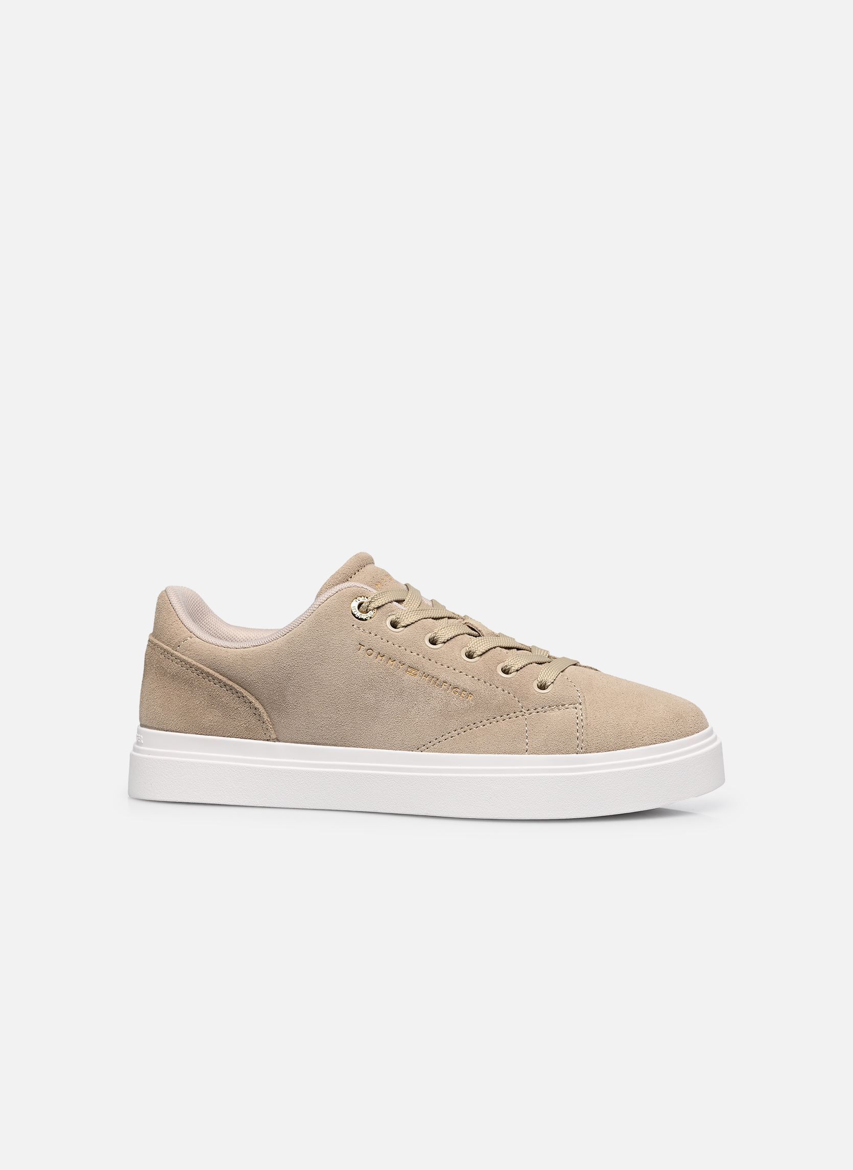 Niedrige Sneaker TH FEMININE CUPSOLE damen grün Tommy Hilfiger Niedrige Sneaker TH FEMININE CUPSOLE damen grün KHAKI