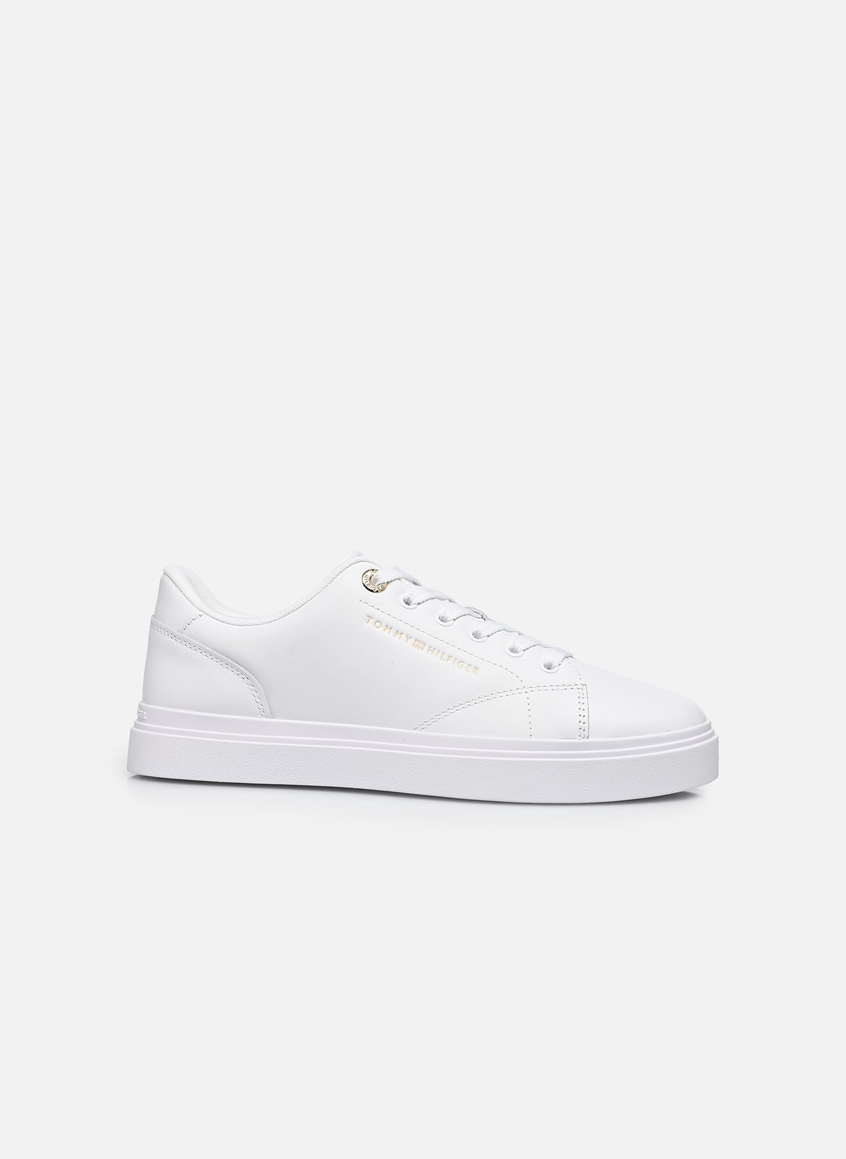 Baskets basses TH CHIC SNEAKER femme blanc Tommy Hilfiger Baskets basses TH CHIC SNEAKER femme blanc WHITE
