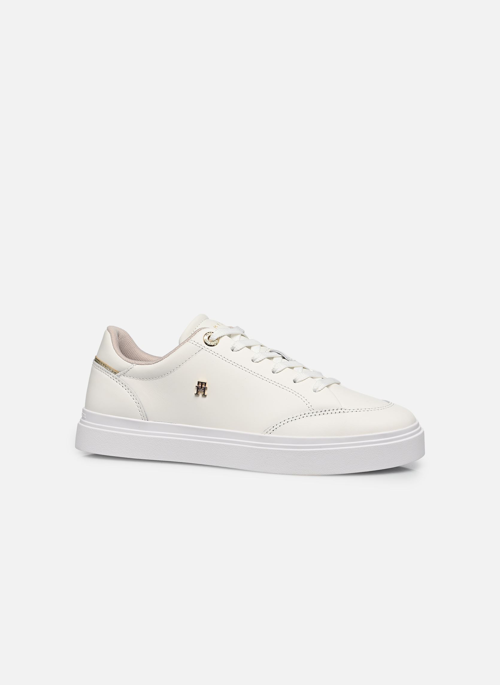 Baskets basses TH CHIC CUPSOLE femme blanc Tommy Hilfiger Baskets basses TH CHIC CUPSOLE femme blanc WHITE
