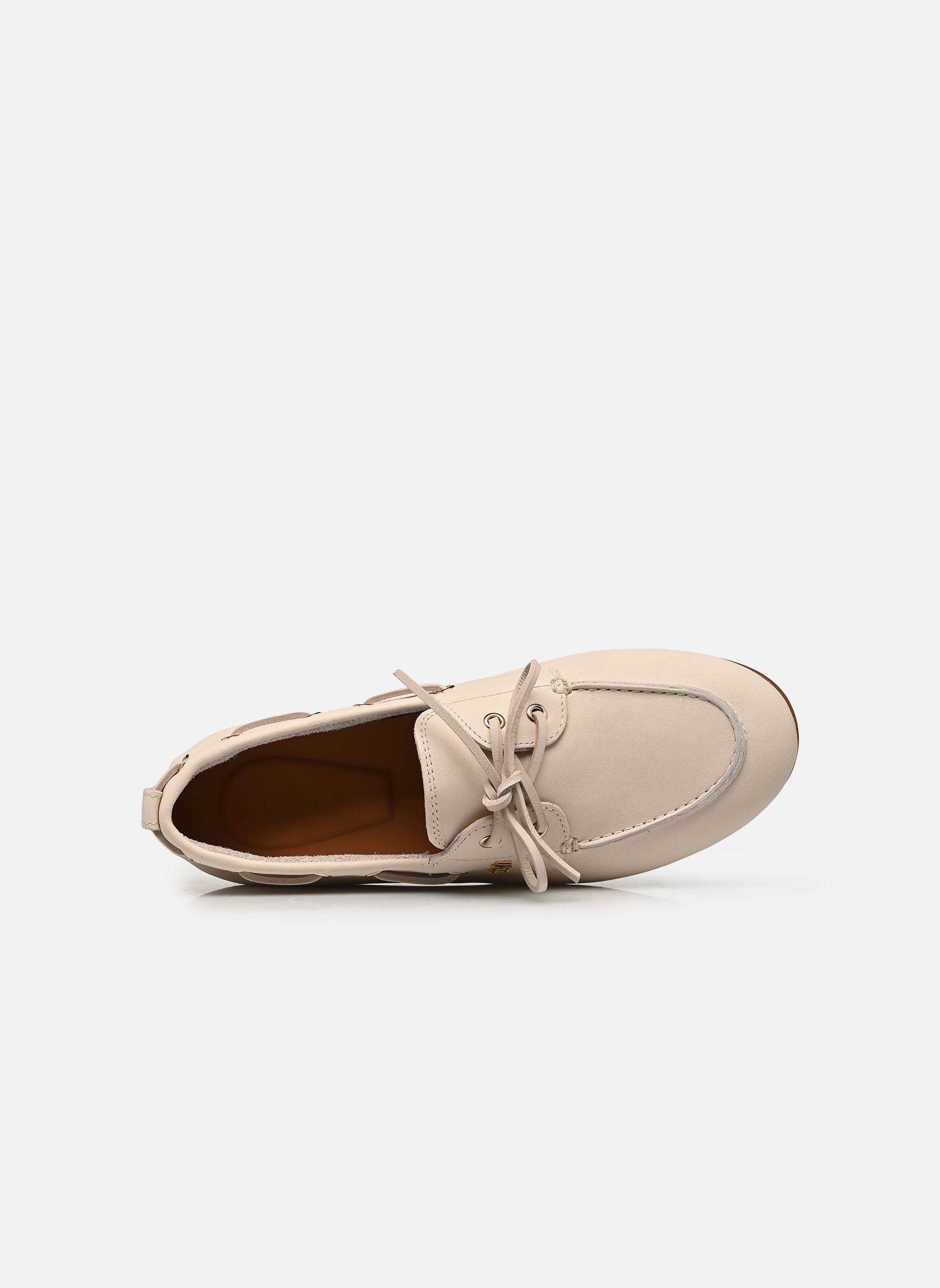 Bootschoenen TH SLEEK LEATHER BOA dames beige Tommy Hilfiger Bootschoenen TH SLEEK LEATHER BOA dames beige BEIGE