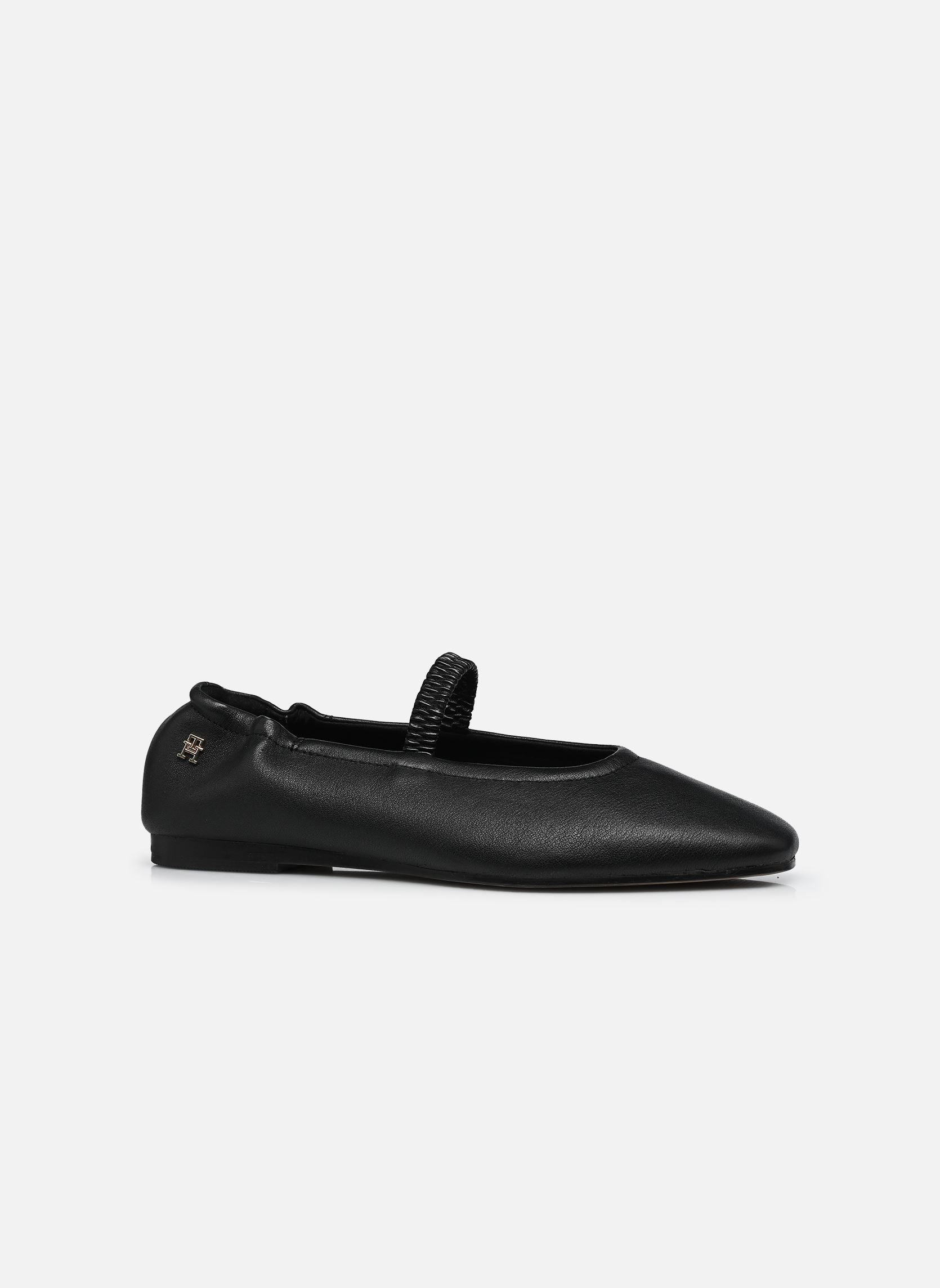 Ballerines classiques SOFT LEATHER ELLASTI femme noir Tommy Hilfiger Ballerines classiques SOFT LEATHER ELLASTI femme noir BLACK