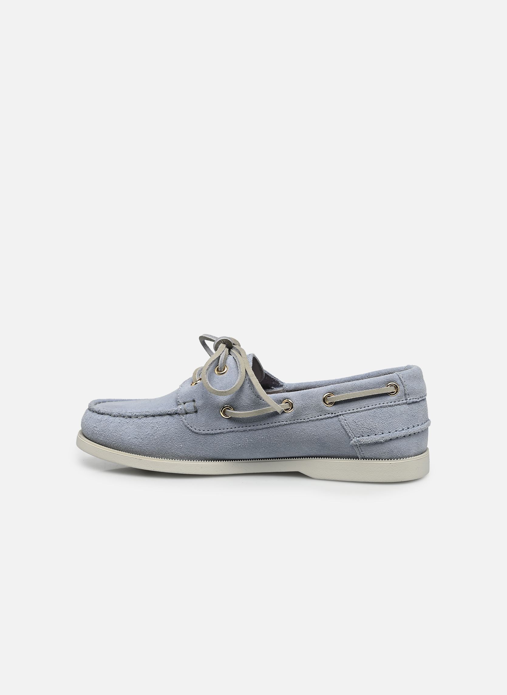 Bootschoenen HILFIGER SUEDE BOAT dames blauw Tommy Hilfiger Bootschoenen HILFIGER SUEDE BOAT dames blauw BLUE