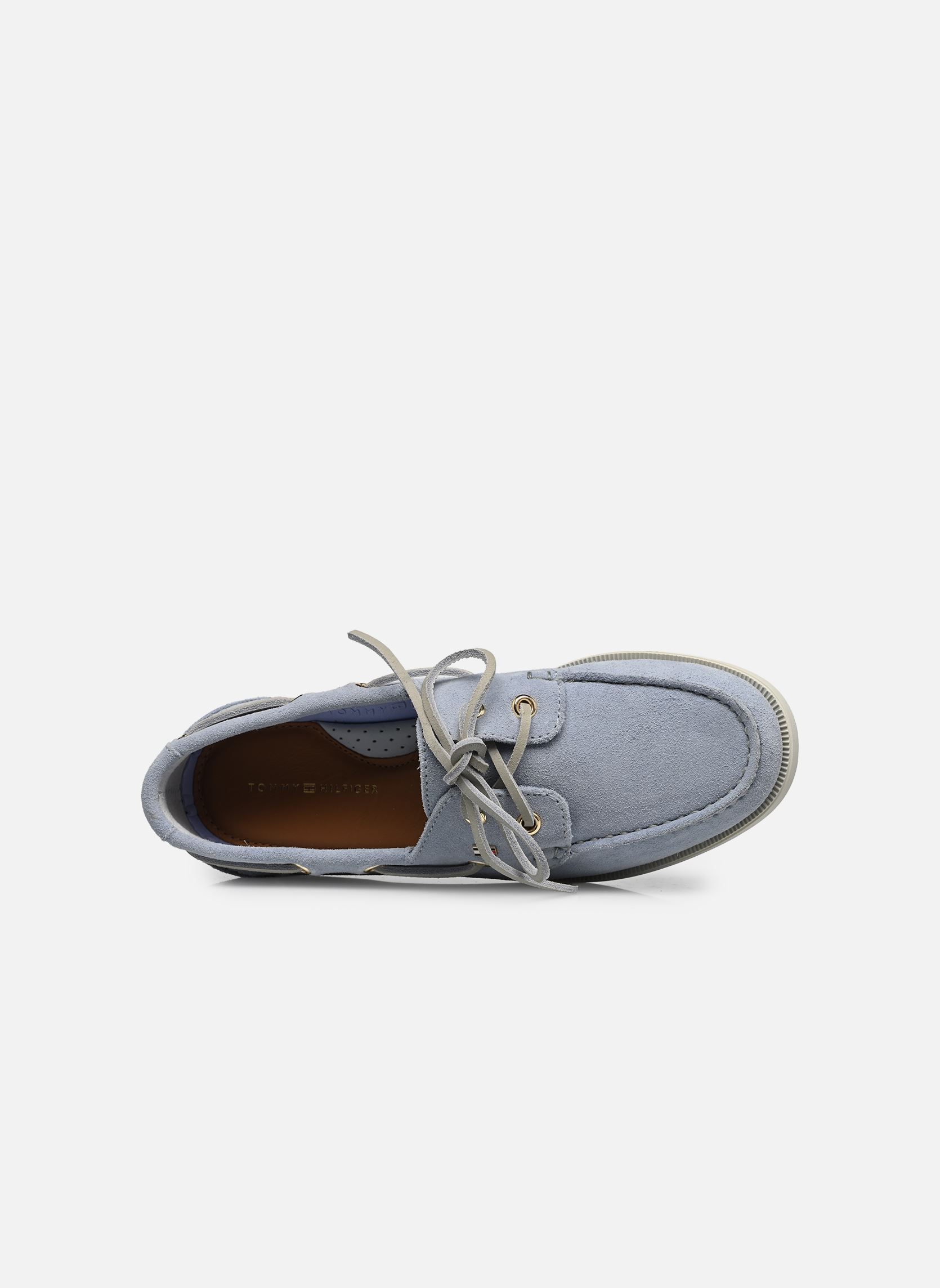 Bootschoenen HILFIGER SUEDE BOAT dames blauw Tommy Hilfiger Bootschoenen HILFIGER SUEDE BOAT dames blauw BLUE