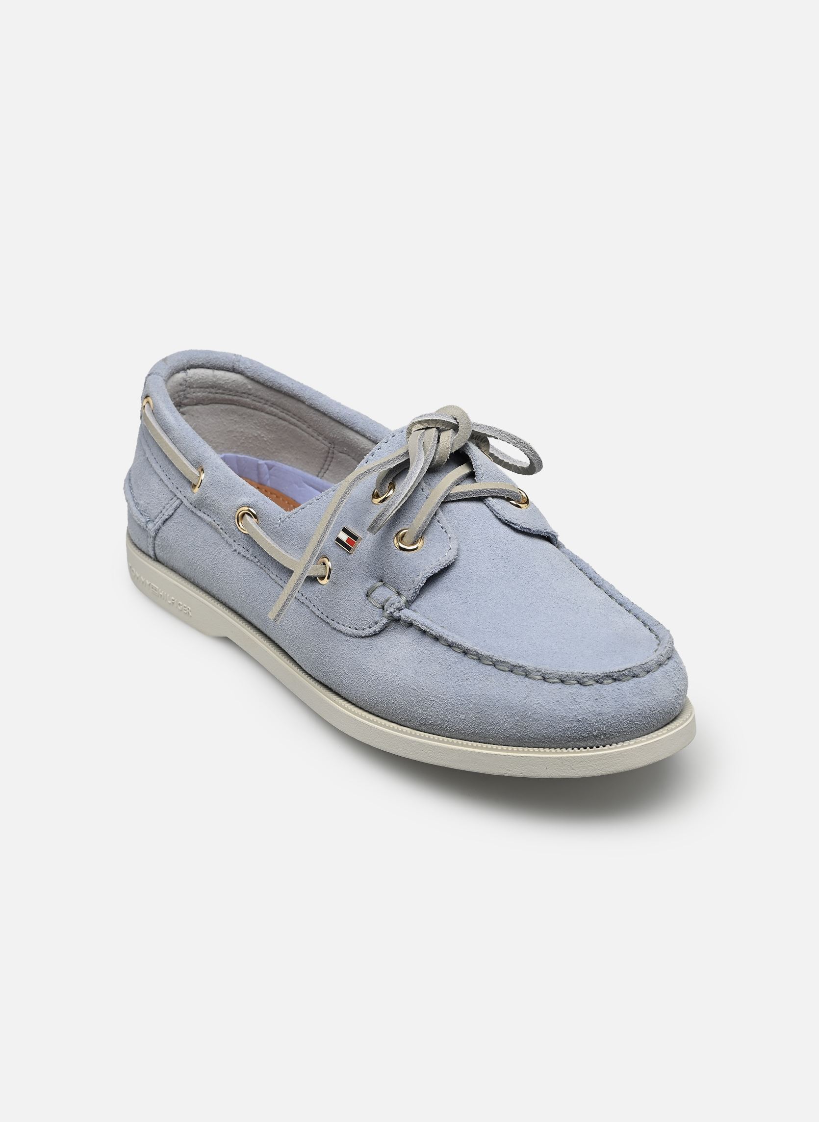 Chaussures à lacets Tommy Hilfiger HILFIGER SUEDE BOAT pour Femme