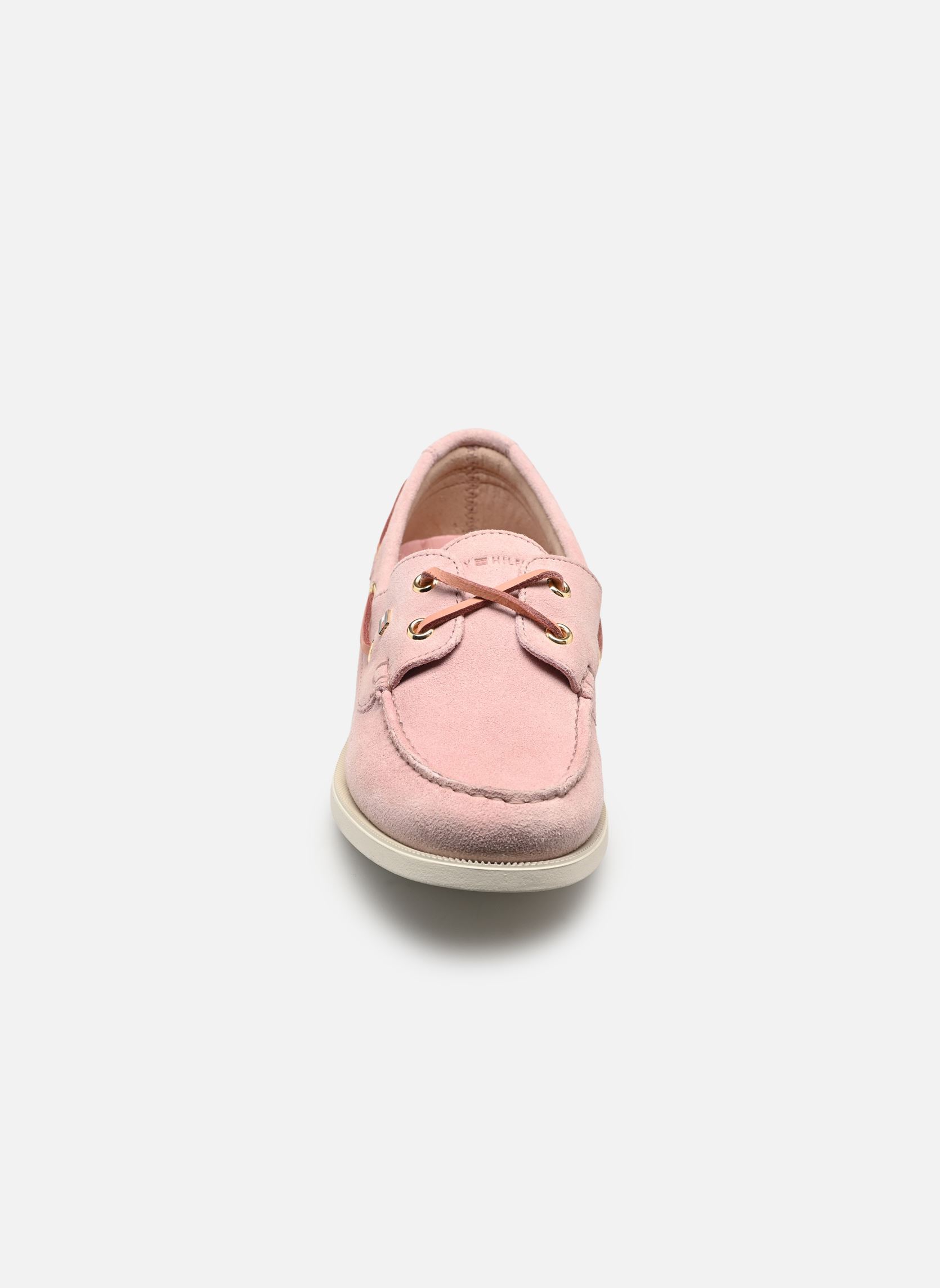 Chaussures bateaux HILFIGER SUEDE BOAT femme rose Tommy Hilfiger Chaussures bateaux HILFIGER SUEDE BOAT femme rose PINK