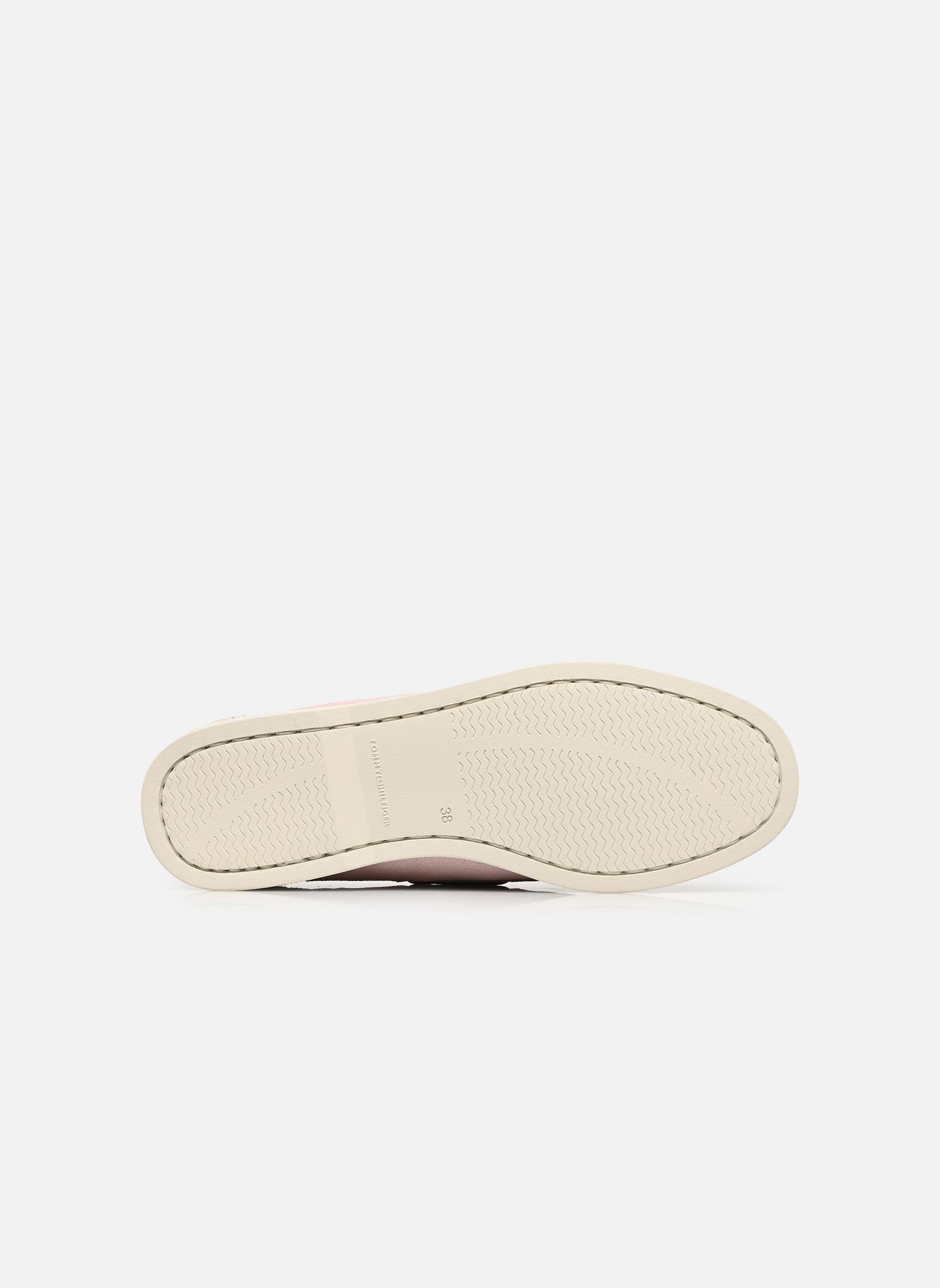 Chaussures bateaux HILFIGER SUEDE BOAT femme rose Tommy Hilfiger Chaussures bateaux HILFIGER SUEDE BOAT femme rose PINK