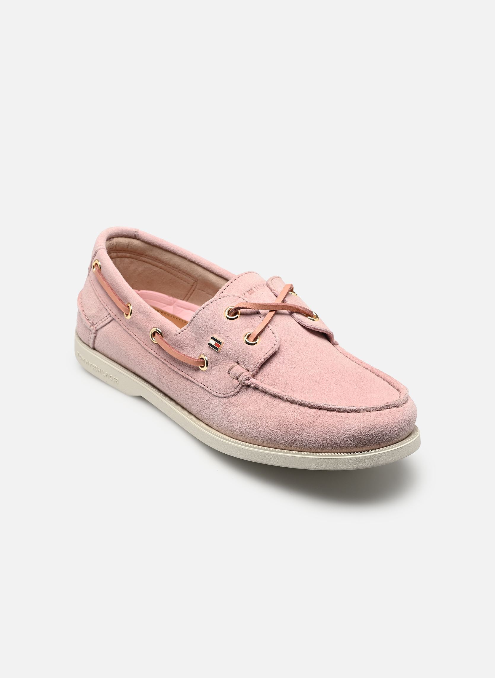 Chaussures à lacets Tommy Hilfiger HILFIGER SUEDE BOAT pour Femme