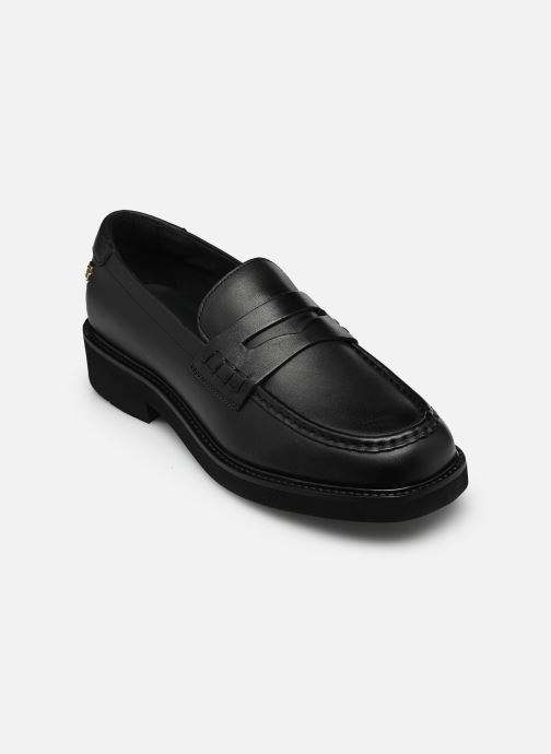 Tommy Hilfiger Mocassins ELETTRA PENNY LEATHE femme noir