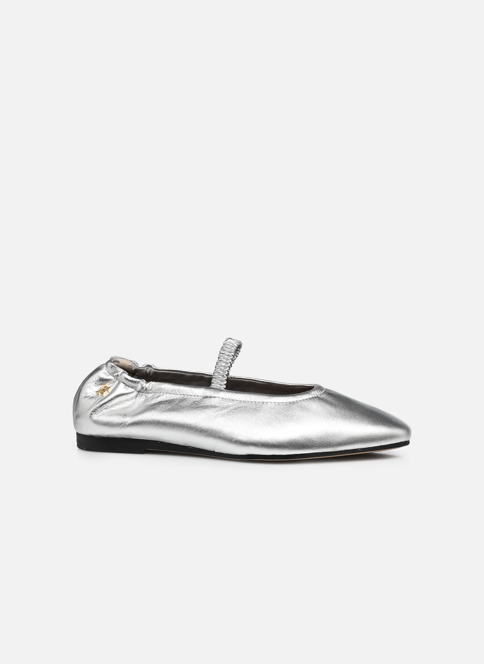 Klassische Ballerinas SILVER LTH ELLASTIC damen grau Tommy Hilfiger Klassische Ballerinas SILVER LTH ELLASTIC damen grau GREY