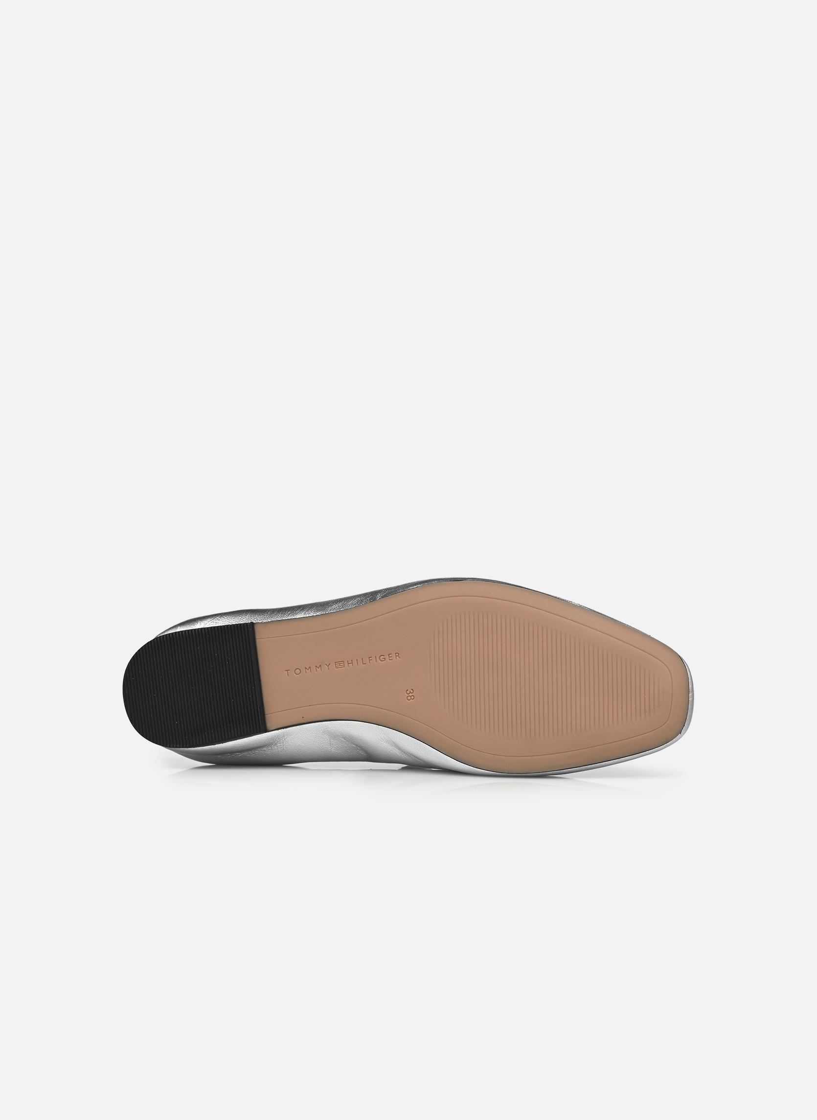 Klassische Ballerinas SILVER LTH ELLASTIC damen grau Tommy Hilfiger Klassische Ballerinas SILVER LTH ELLASTIC damen grau GREY