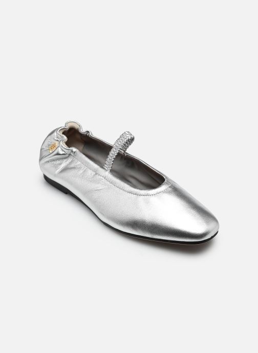 Tommy Hilfiger Klassische Ballerinas SILVER LTH ELLASTIC damen grau