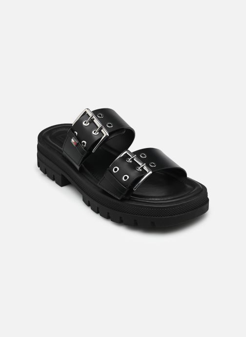 Tommy Hilfiger Strandsandalen TJW BUCKLE STRAPS SA damen schwarz