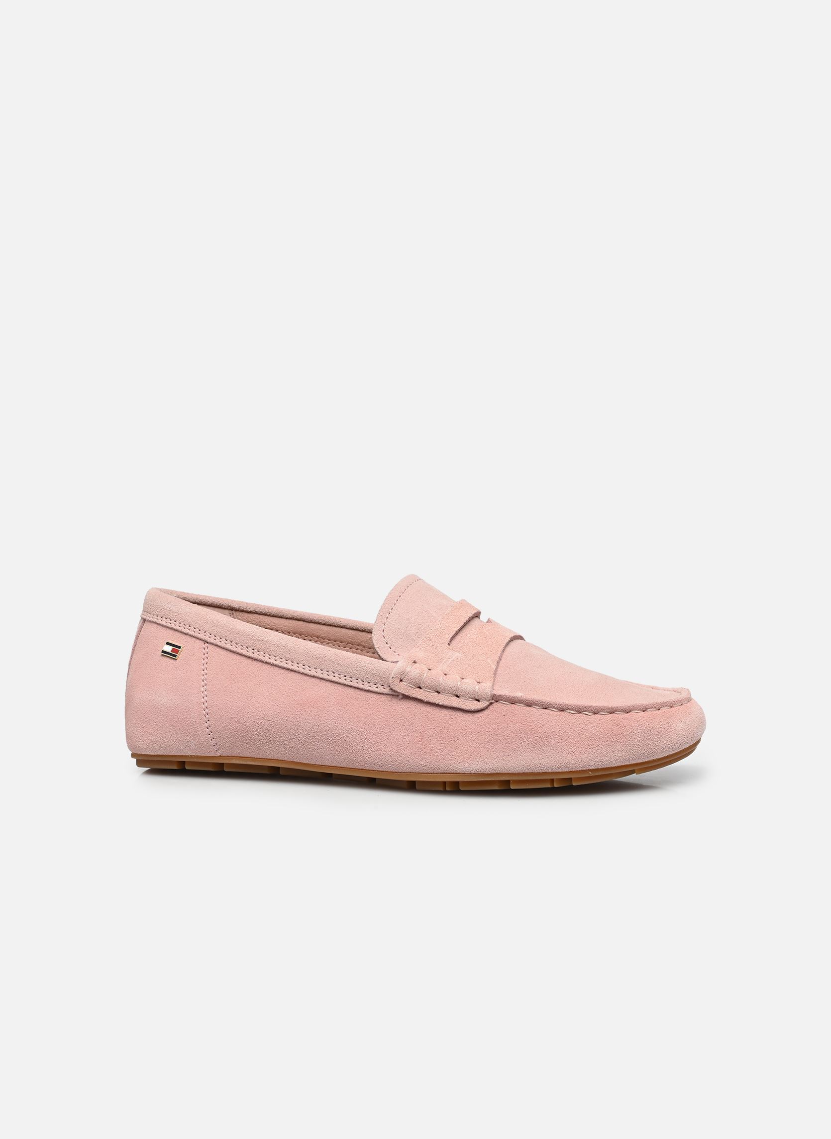 Mocassins FLAG SOFT SUEDE DRIV femme rose Tommy Hilfiger Mocassins FLAG SOFT SUEDE DRIV femme rose PINK