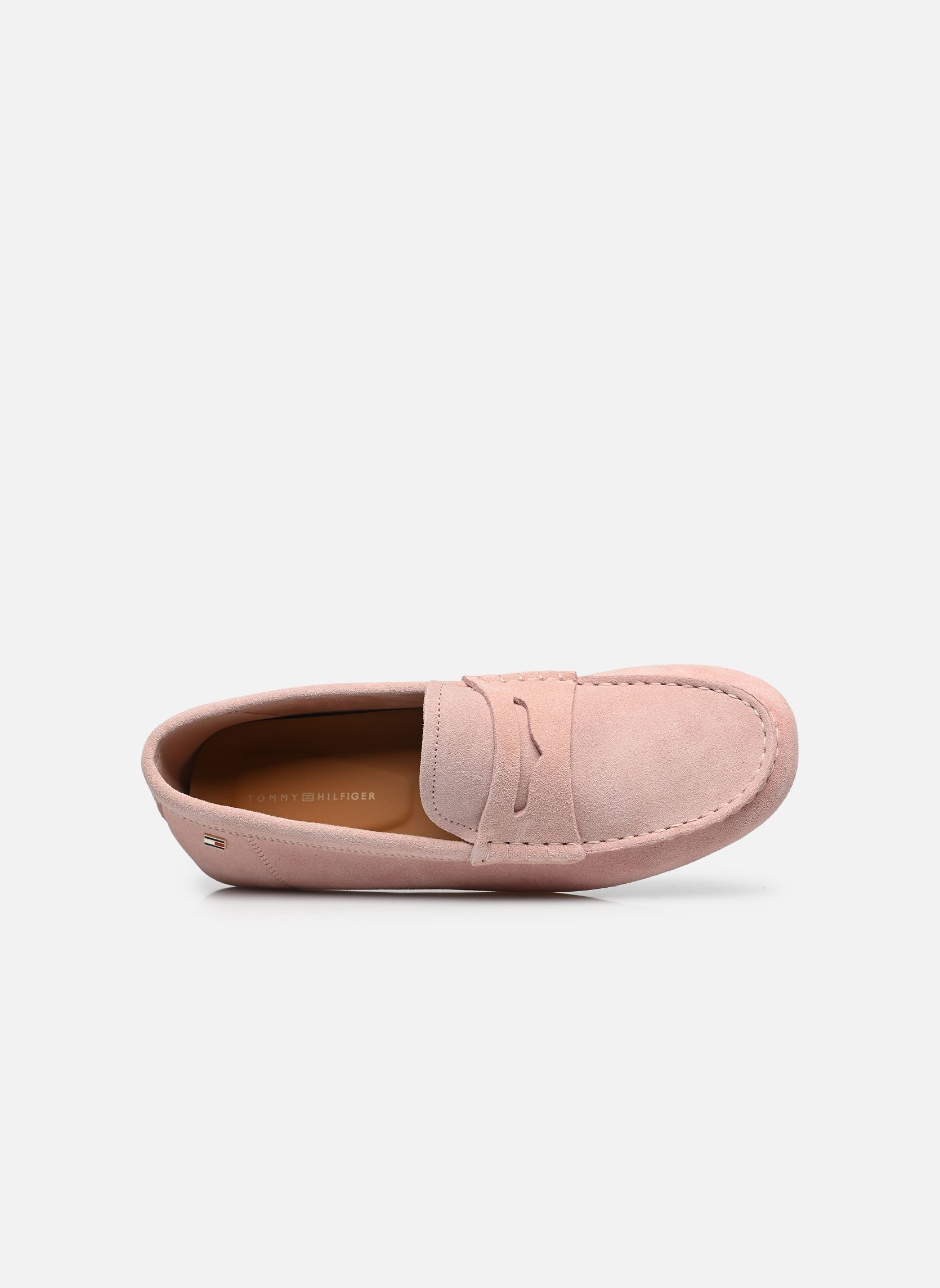 Mocassins FLAG SOFT SUEDE DRIV femme rose Tommy Hilfiger Mocassins FLAG SOFT SUEDE DRIV femme rose PINK
