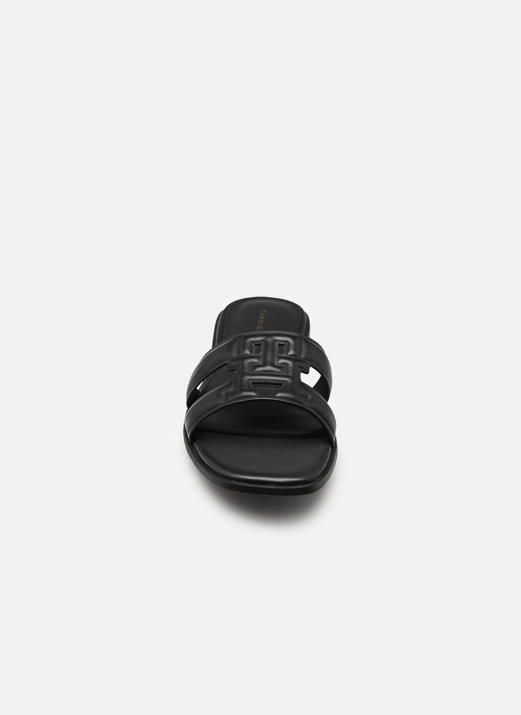 Pantoletten und Clogs TH LOGO STRAP MULE damen schwarz Tommy Hilfiger Pantoletten und Clogs TH LOGO STRAP MULE damen schwarz BLACK