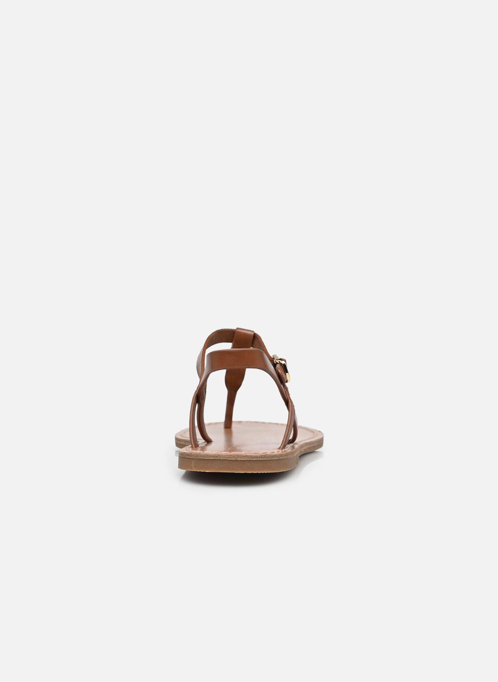 Sandalen LEATHER THONG SANDAL dames bruin Tommy Hilfiger Sandalen LEATHER THONG SANDAL dames bruin BROWN