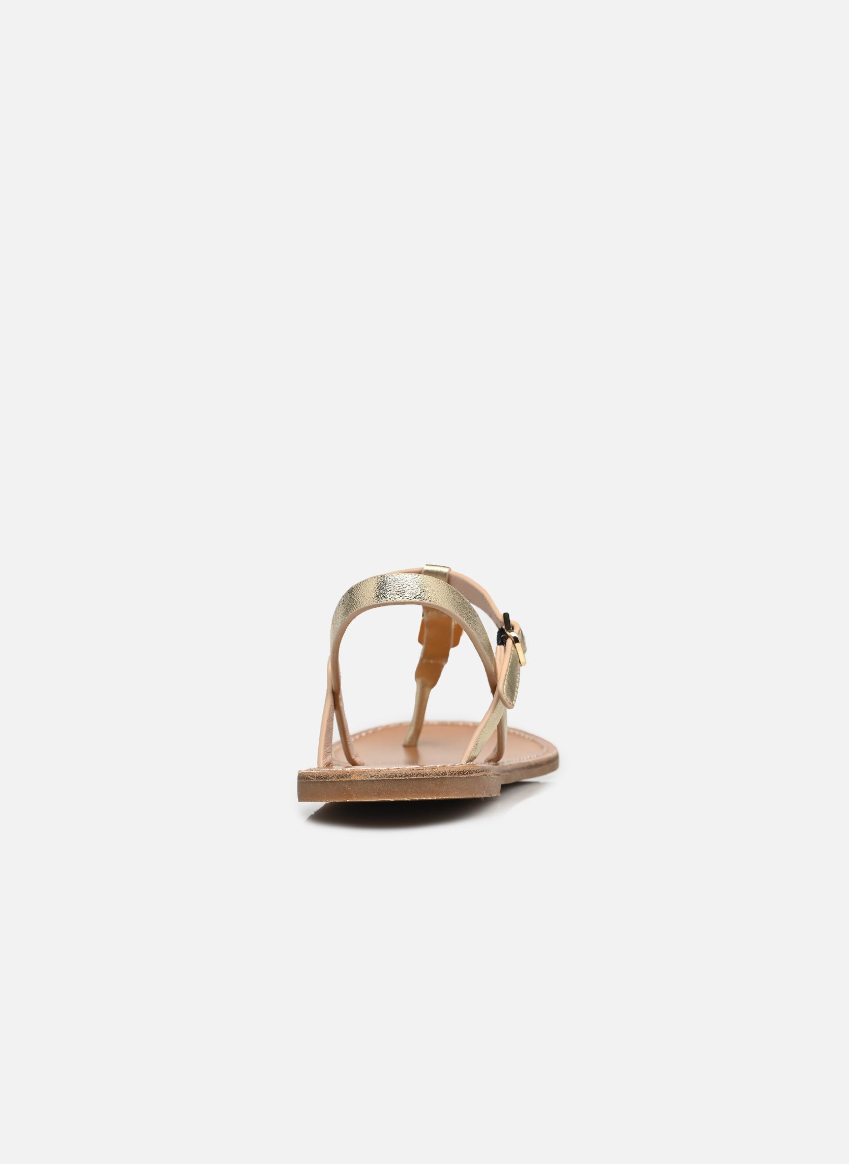 Sandales LEATHER THONG SANDAL femme or et bronze Tommy Hilfiger Sandales LEATHER THONG SANDAL femme or et bronze GOLD