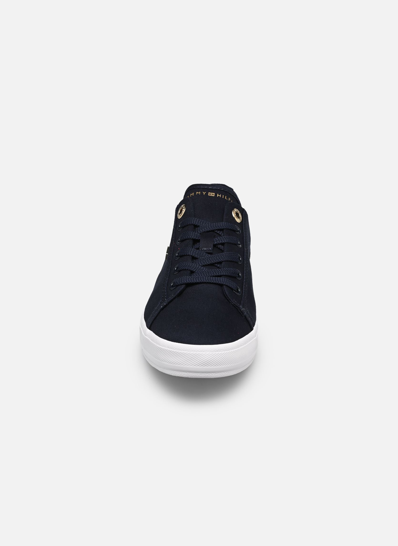 Niedrige Sneaker TH FOXING SNEAKER CA damen blau Tommy Hilfiger Niedrige Sneaker TH FOXING SNEAKER CA damen blau BLUE