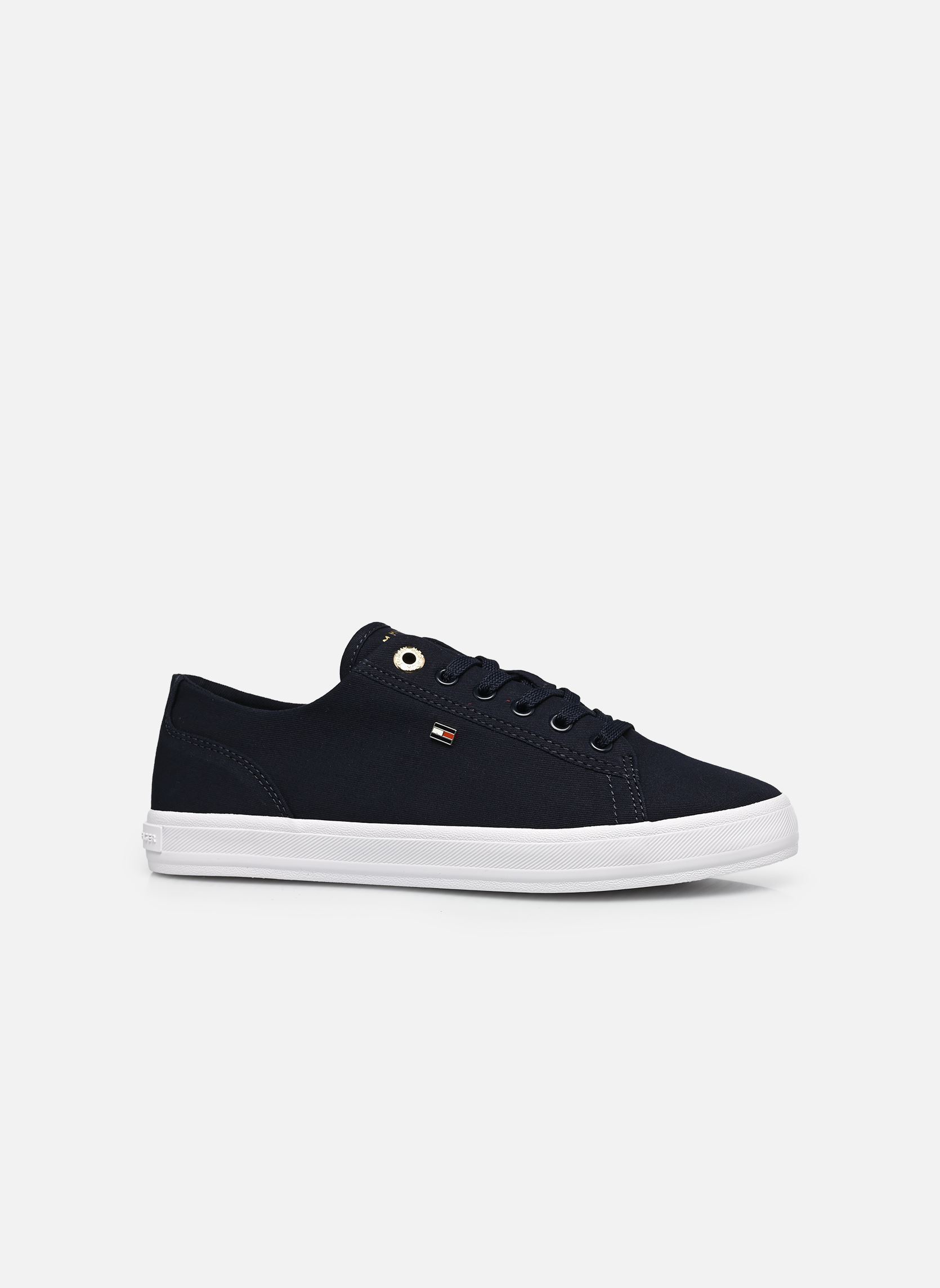 Niedrige Sneaker TH FOXING SNEAKER CA damen blau Tommy Hilfiger Niedrige Sneaker TH FOXING SNEAKER CA damen blau BLUE