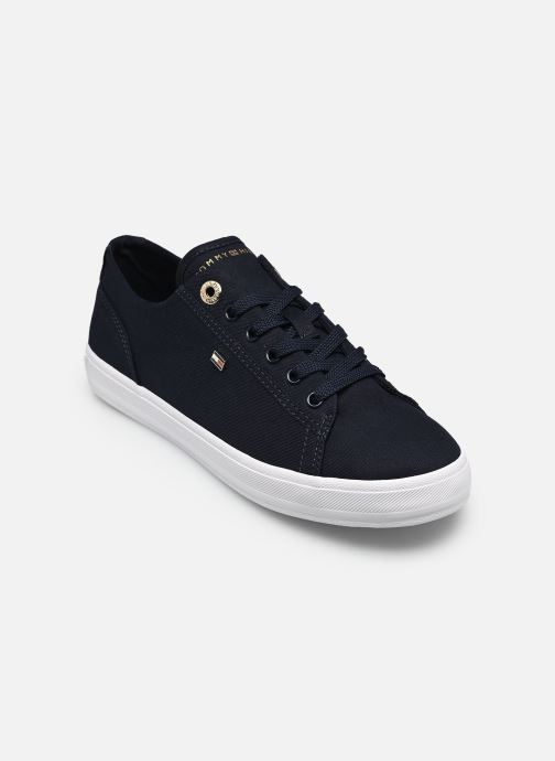 Tommy Hilfiger Lage sneakers TH FOXING SNEAKER CA dames blauw