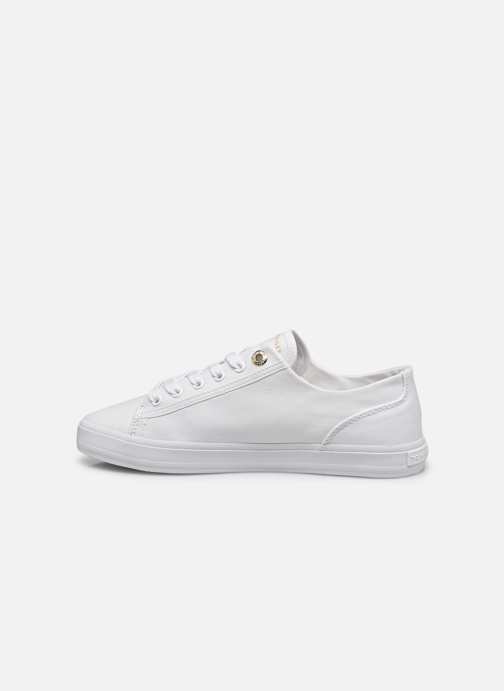 Niedrige Sneaker TH FOXING SNEAKER CA damen weiß Tommy Hilfiger Niedrige Sneaker TH FOXING SNEAKER CA damen weiß WHITE