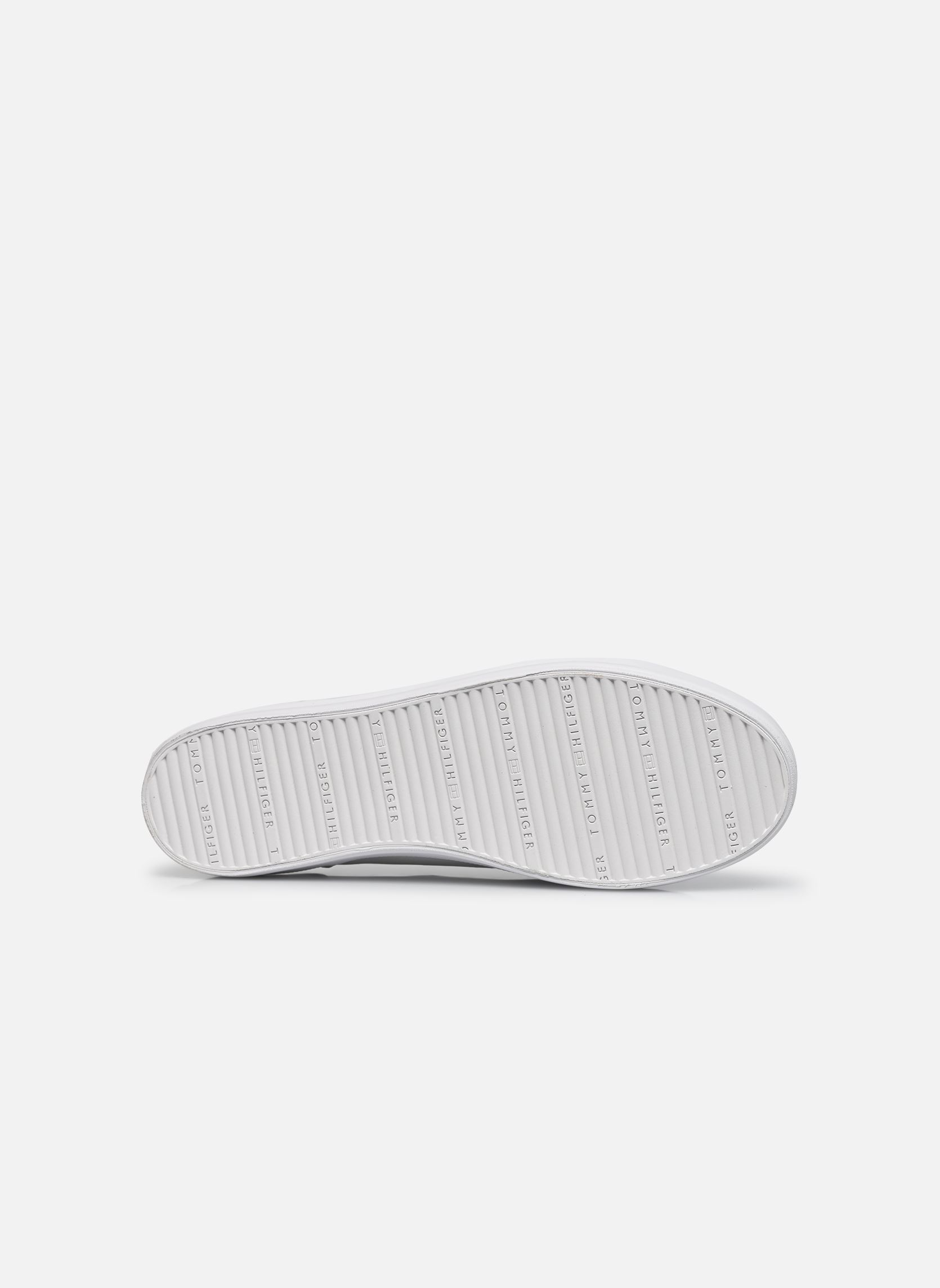 Niedrige Sneaker TH FOXING SNEAKER CA damen weiß Tommy Hilfiger Niedrige Sneaker TH FOXING SNEAKER CA damen weiß WHITE