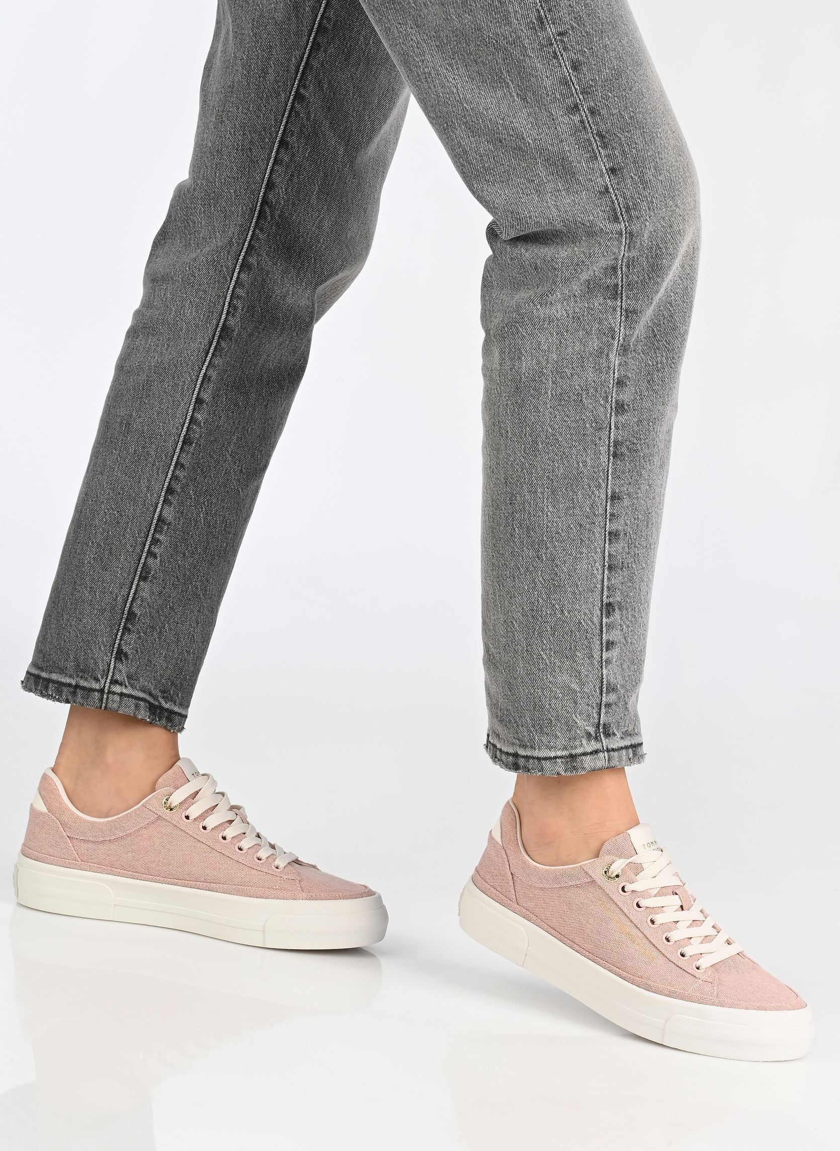 Baskets basses TH FOXING PLATFORM W femme rose Tommy Hilfiger Baskets basses TH FOXING PLATFORM W femme rose PINK