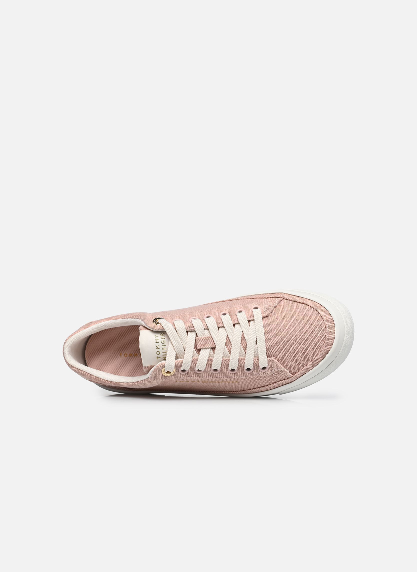 Baskets basses TH FOXING PLATFORM W femme rose Tommy Hilfiger Baskets basses TH FOXING PLATFORM W femme rose PINK