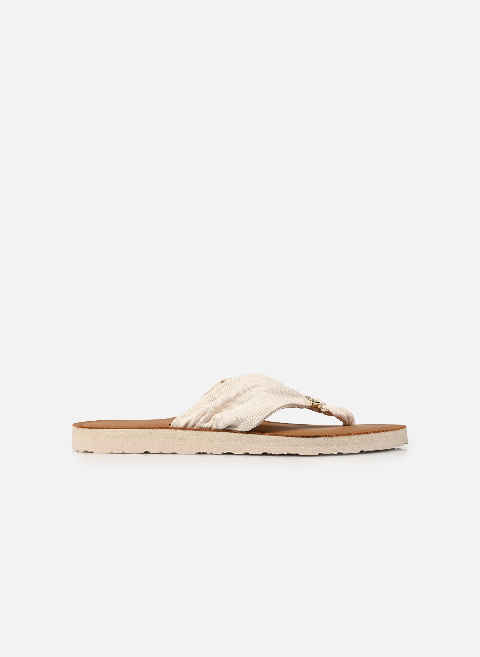 Slippers TH LTR FOOTBED SUMME dames beige Tommy Hilfiger Slippers TH LTR FOOTBED SUMME dames beige BEIGE