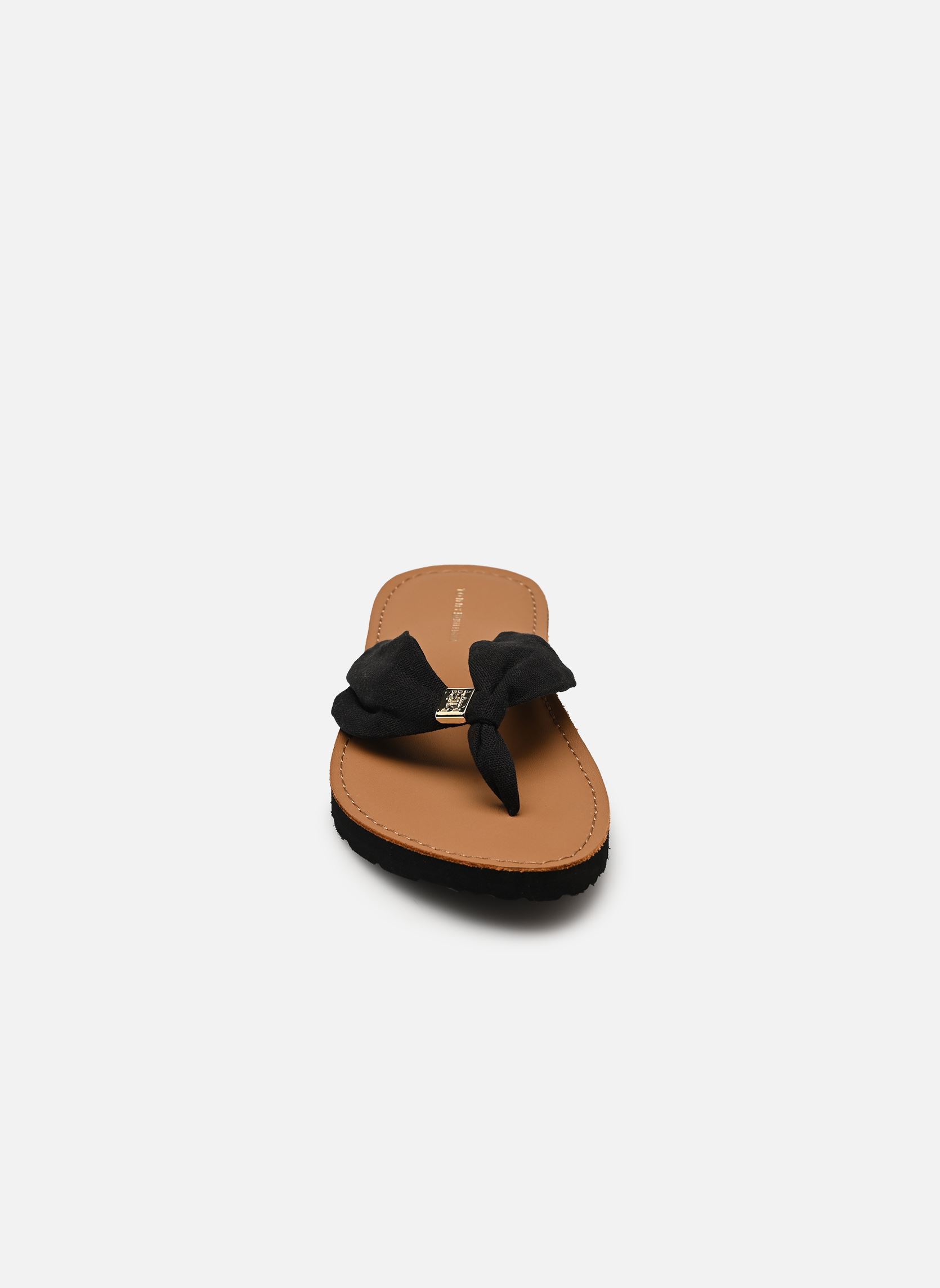 Flip-Flops TH LTR FOOTBED SUMME damen schwarz Tommy Hilfiger Flip-Flops TH LTR FOOTBED SUMME damen schwarz BLACK
