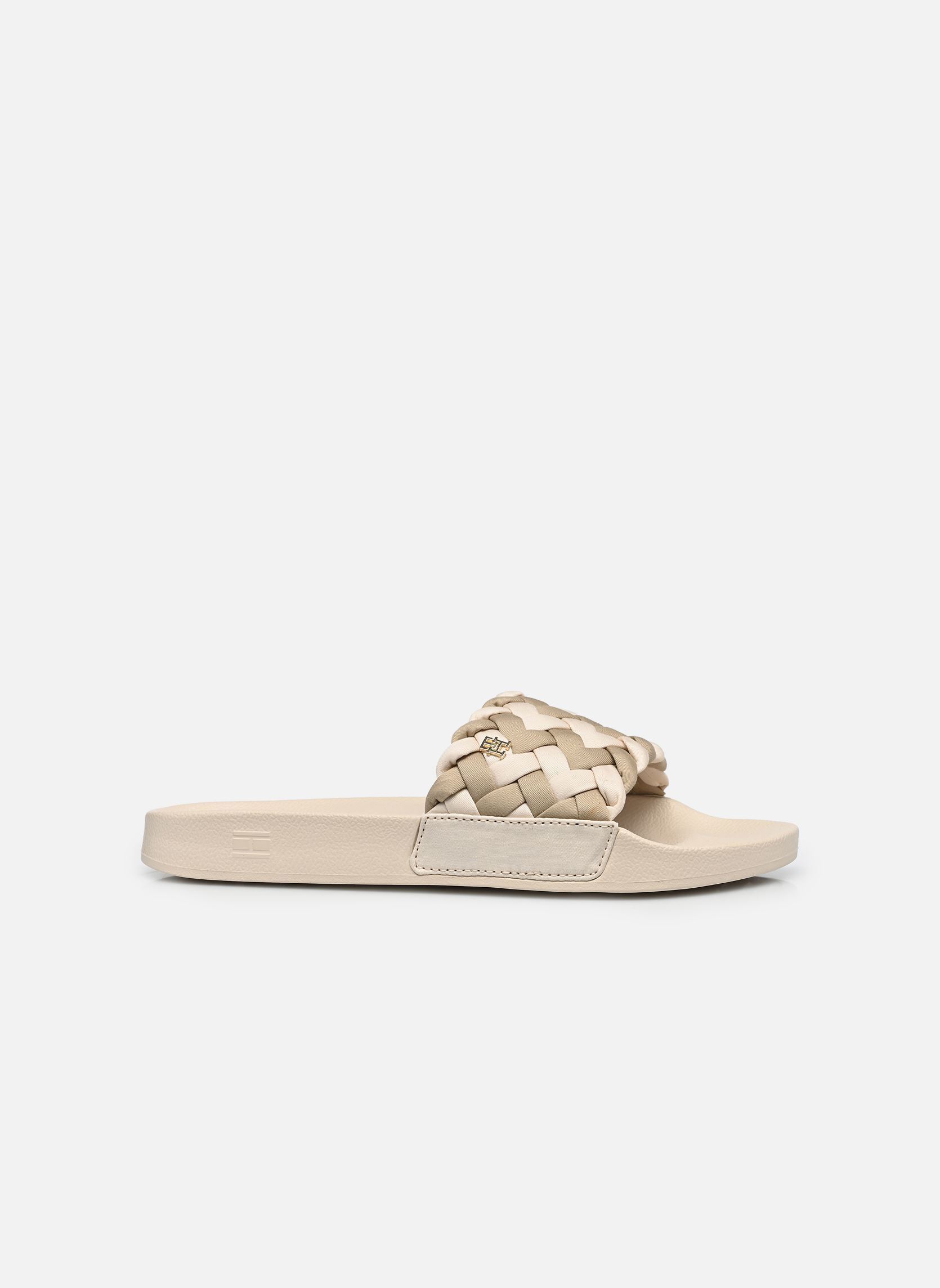 Strandsandalen TH BRAIDED POOL SLID damen beige Tommy Hilfiger Strandsandalen TH BRAIDED POOL SLID damen beige BEIGE