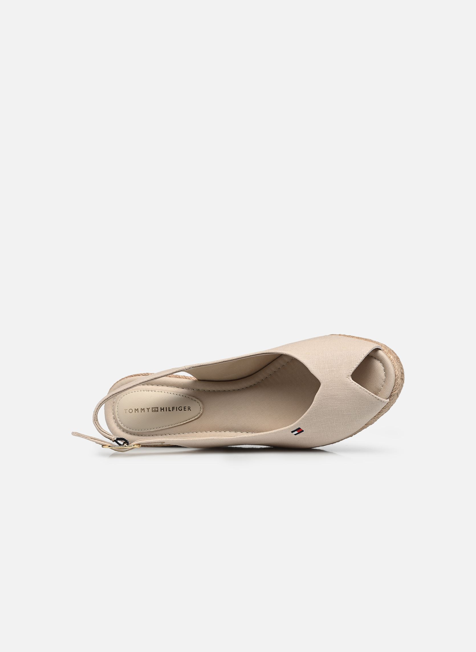 Keil- und Plateau-Espadrilles MID WEDGE ESPAD SLIN damen beige Tommy Hilfiger Keil- und Plateau-Espadrilles MID WEDGE ESPAD SLIN damen beige BEIGE