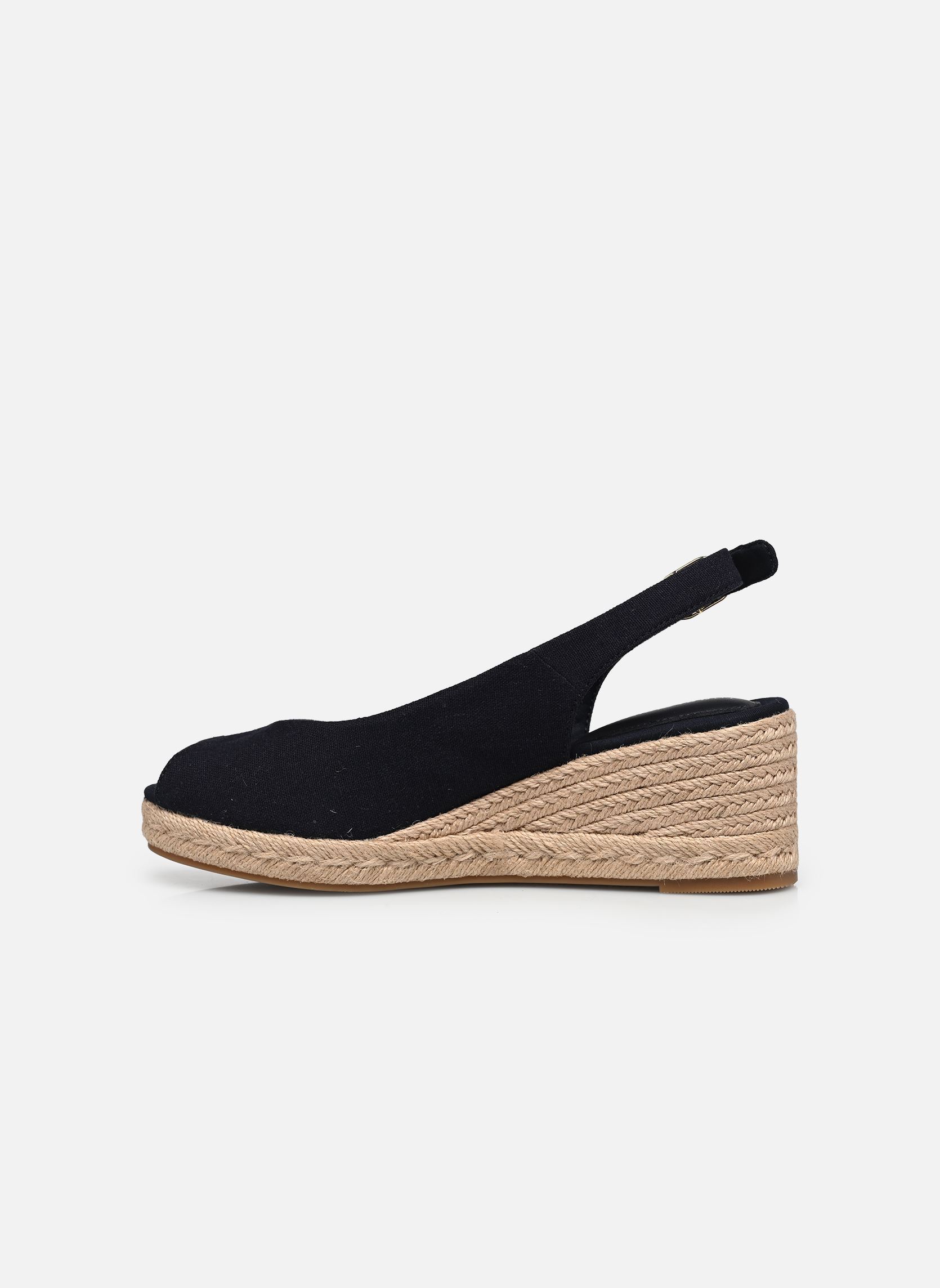 Keil- und Plateau-Espadrilles MID WEDGE ESPAD SLIN damen blau Tommy Hilfiger Keil- und Plateau-Espadrilles MID WEDGE ESPAD SLIN damen blau BLUE