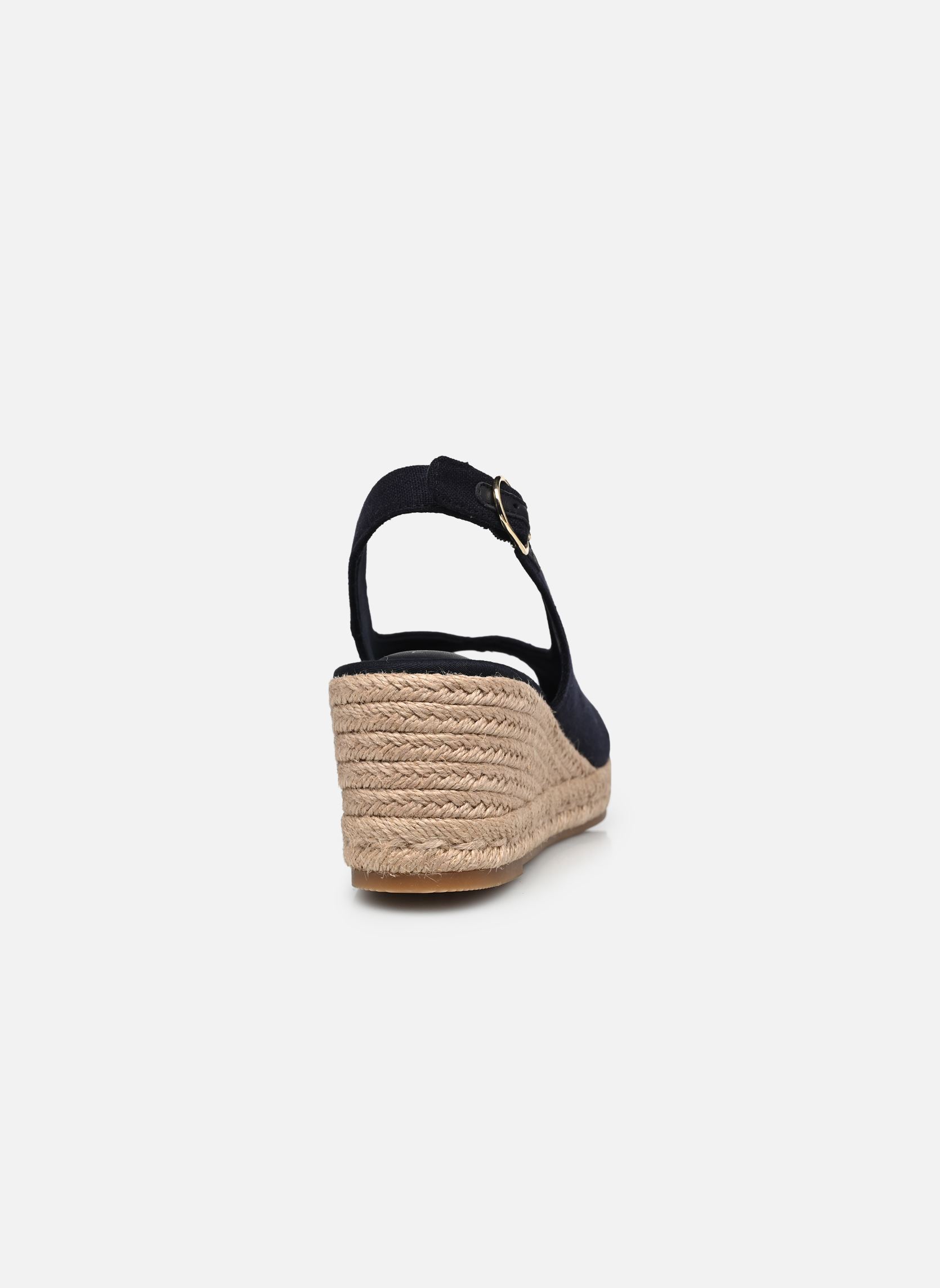 Keil- und Plateau-Espadrilles MID WEDGE ESPAD SLIN damen blau Tommy Hilfiger Keil- und Plateau-Espadrilles MID WEDGE ESPAD SLIN damen blau BLUE