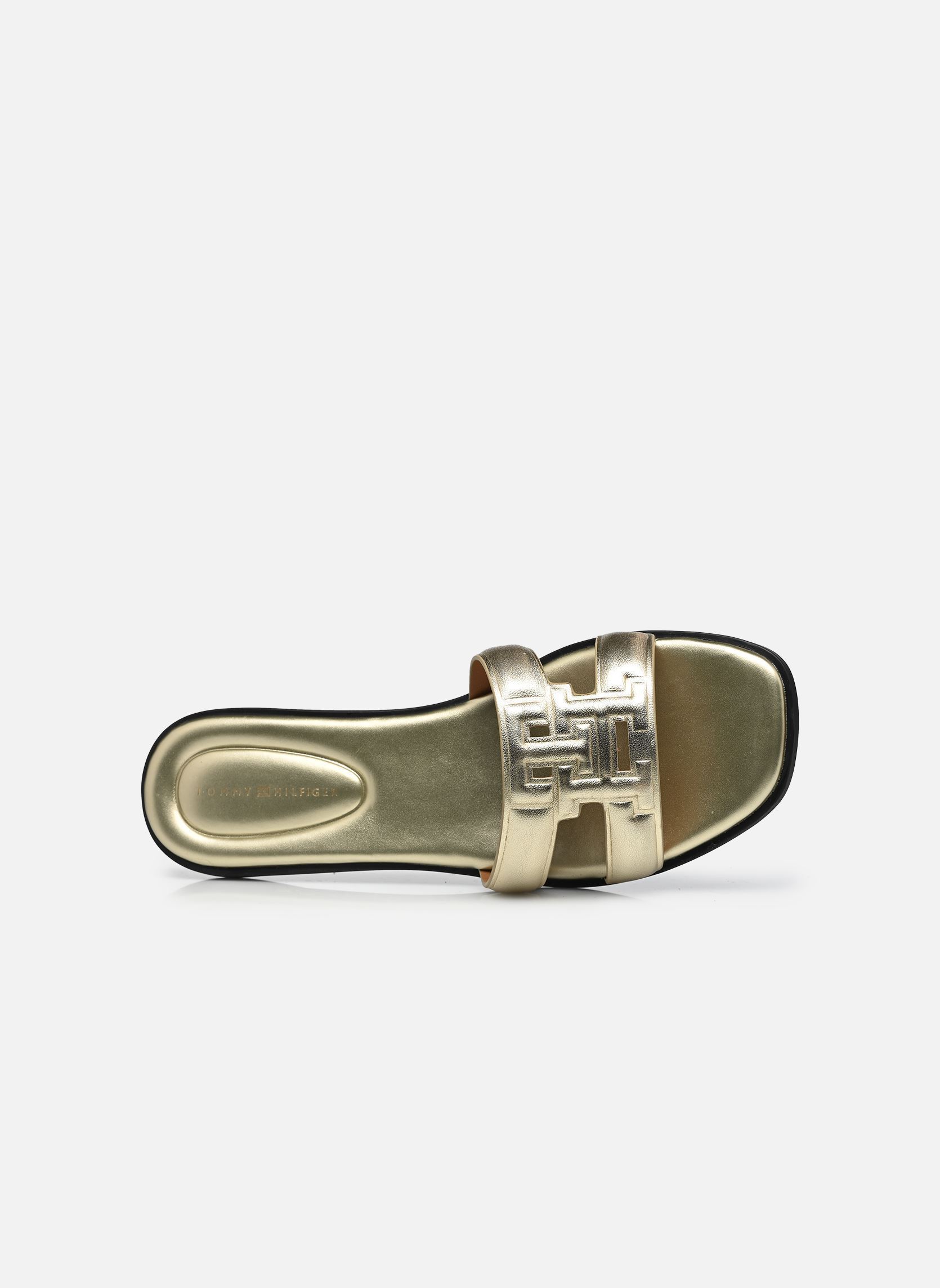 Strandsandalen TH LOGO STRAP MULE G damen gold und bronze Tommy Hilfiger Strandsandalen TH LOGO STRAP MULE G damen gold und bronze GOLD