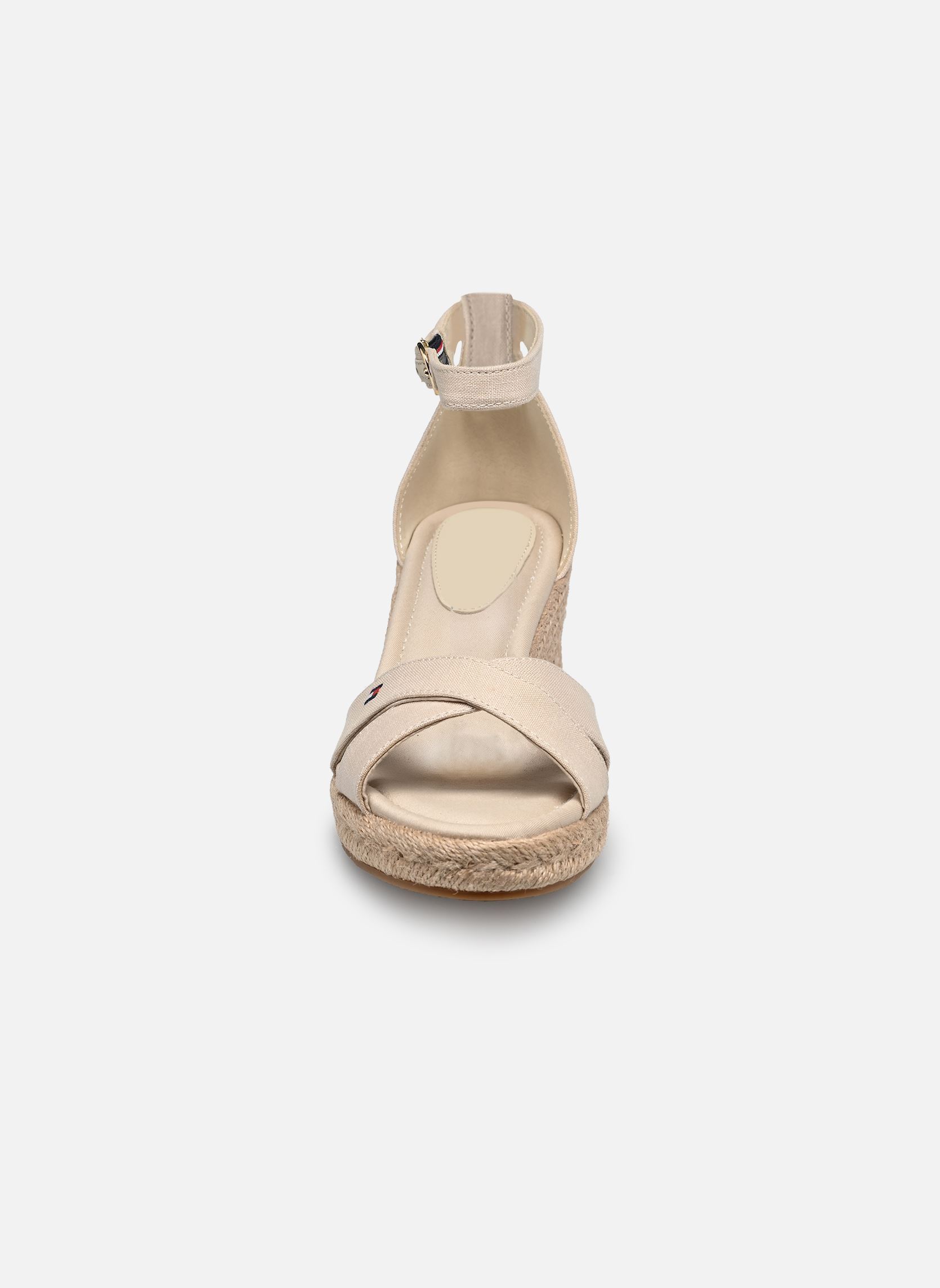 Keil- und Plateau-Espadrilles MID WEDGE ESPAD X CR damen beige Tommy Hilfiger Keil- und Plateau-Espadrilles MID WEDGE ESPAD X CR damen beige BEIGE