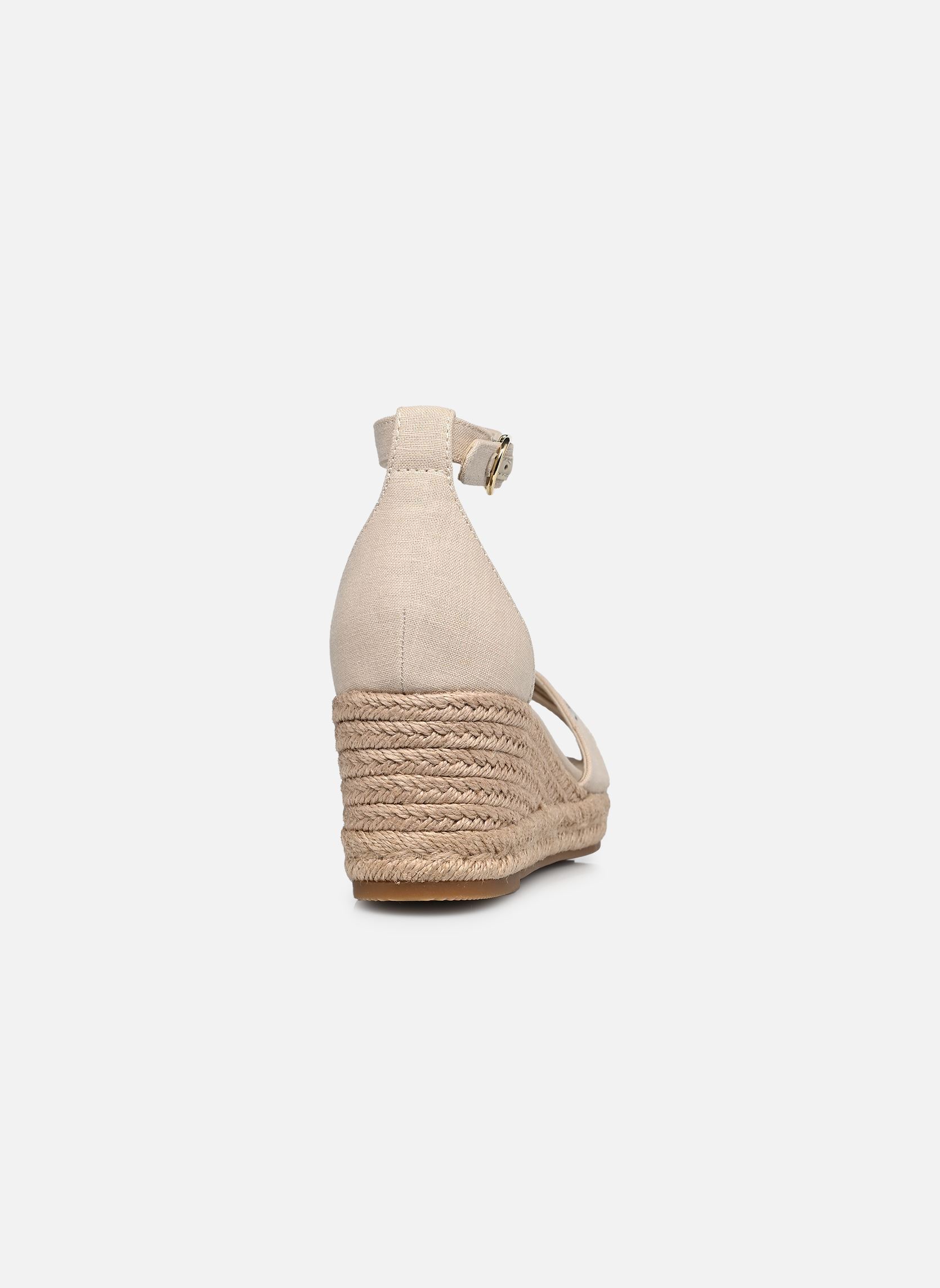 Keil- und Plateau-Espadrilles MID WEDGE ESPAD X CR damen beige Tommy Hilfiger Keil- und Plateau-Espadrilles MID WEDGE ESPAD X CR damen beige BEIGE