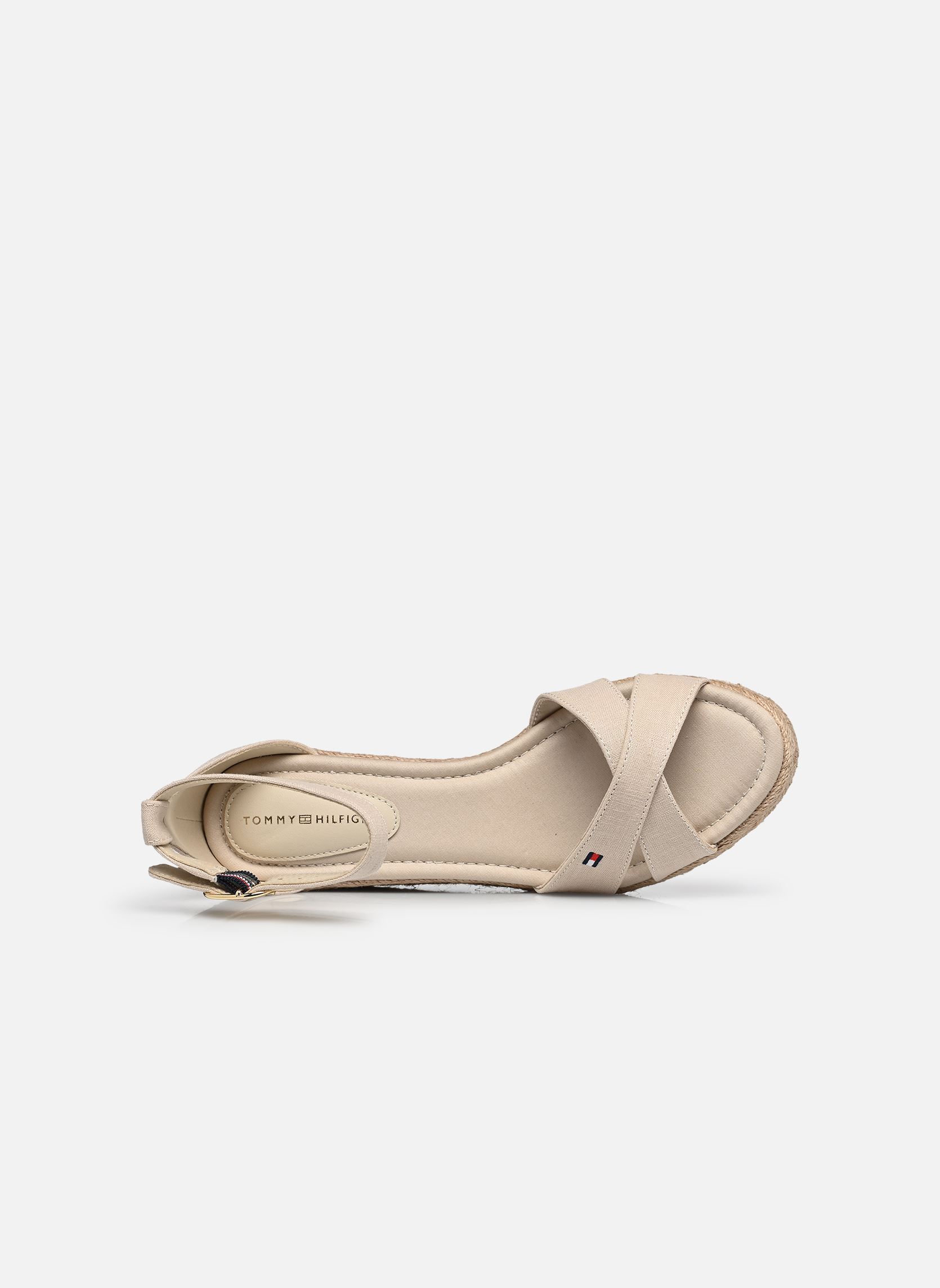 Keil- und Plateau-Espadrilles MID WEDGE ESPAD X CR damen beige Tommy Hilfiger Keil- und Plateau-Espadrilles MID WEDGE ESPAD X CR damen beige BEIGE