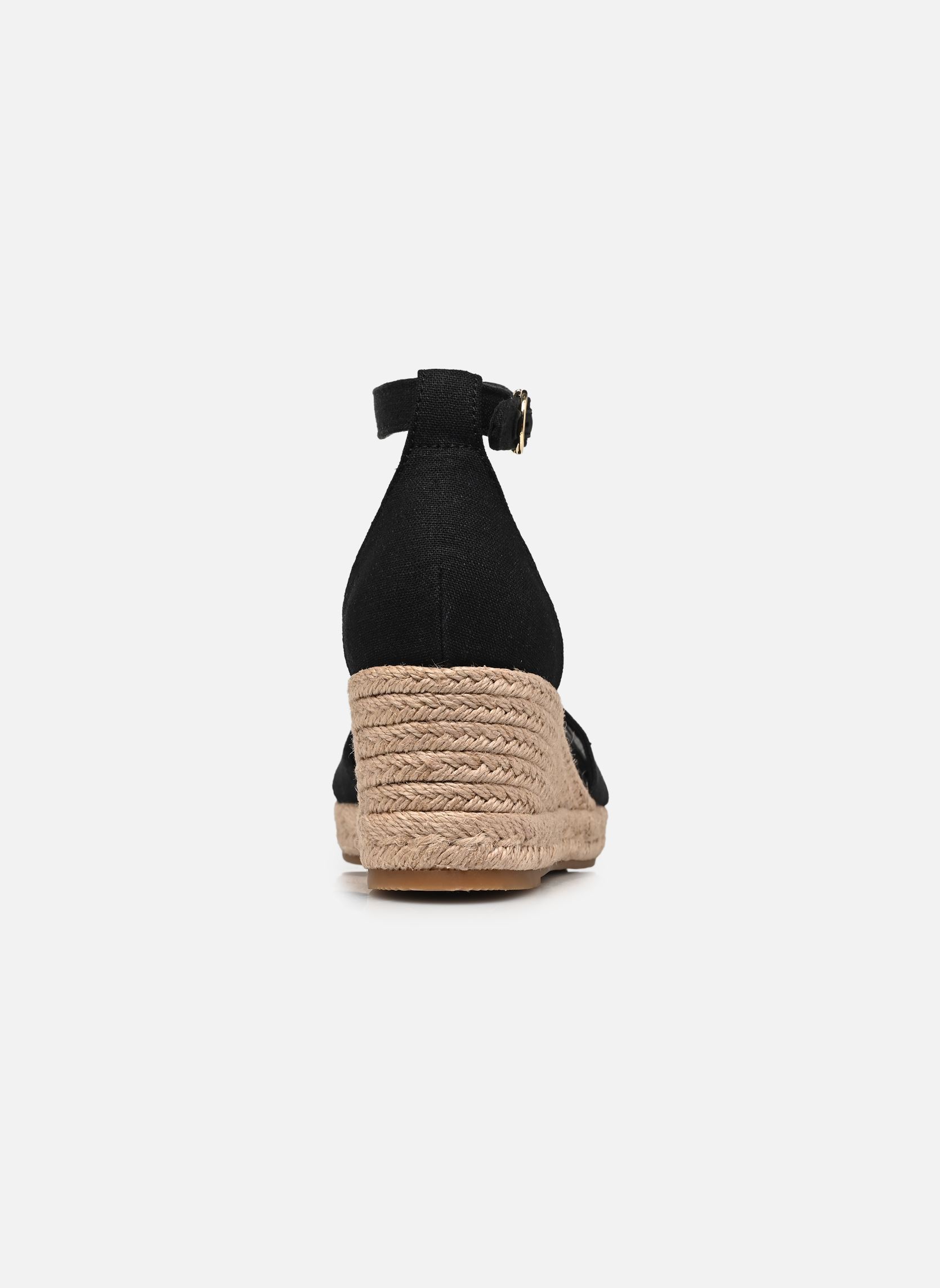 Espadrilles compensées et plateformes MID WEDGE ESPAD X CR femme noir Tommy Hilfiger Espadrilles compensées et plateformes MID WEDGE ESPAD X CR femme noir BLACK