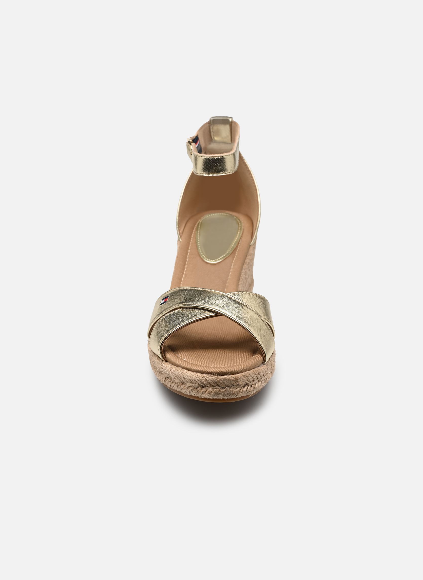 Keil- und Plateau-Espadrilles MID WEDGE ESPAD X CR damen gold und bronze Tommy Hilfiger Keil- und Plateau-Espadrilles MID WEDGE ESPAD X CR damen gold und bronze GOLD