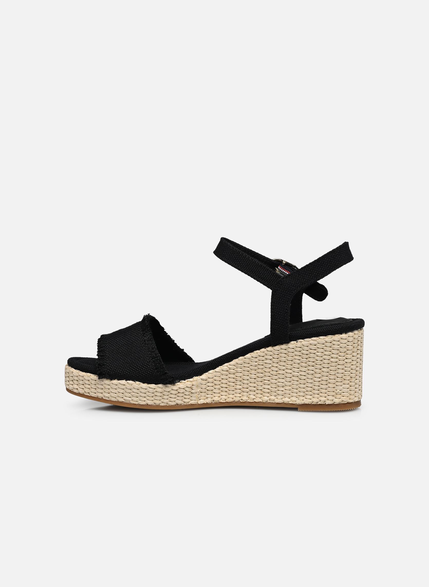 Keil- und Plateau-Espadrilles MID WOVEN WEDGE ESPA damen schwarz Tommy Hilfiger Keil- und Plateau-Espadrilles MID WOVEN WEDGE ESPA damen schwarz BLACK