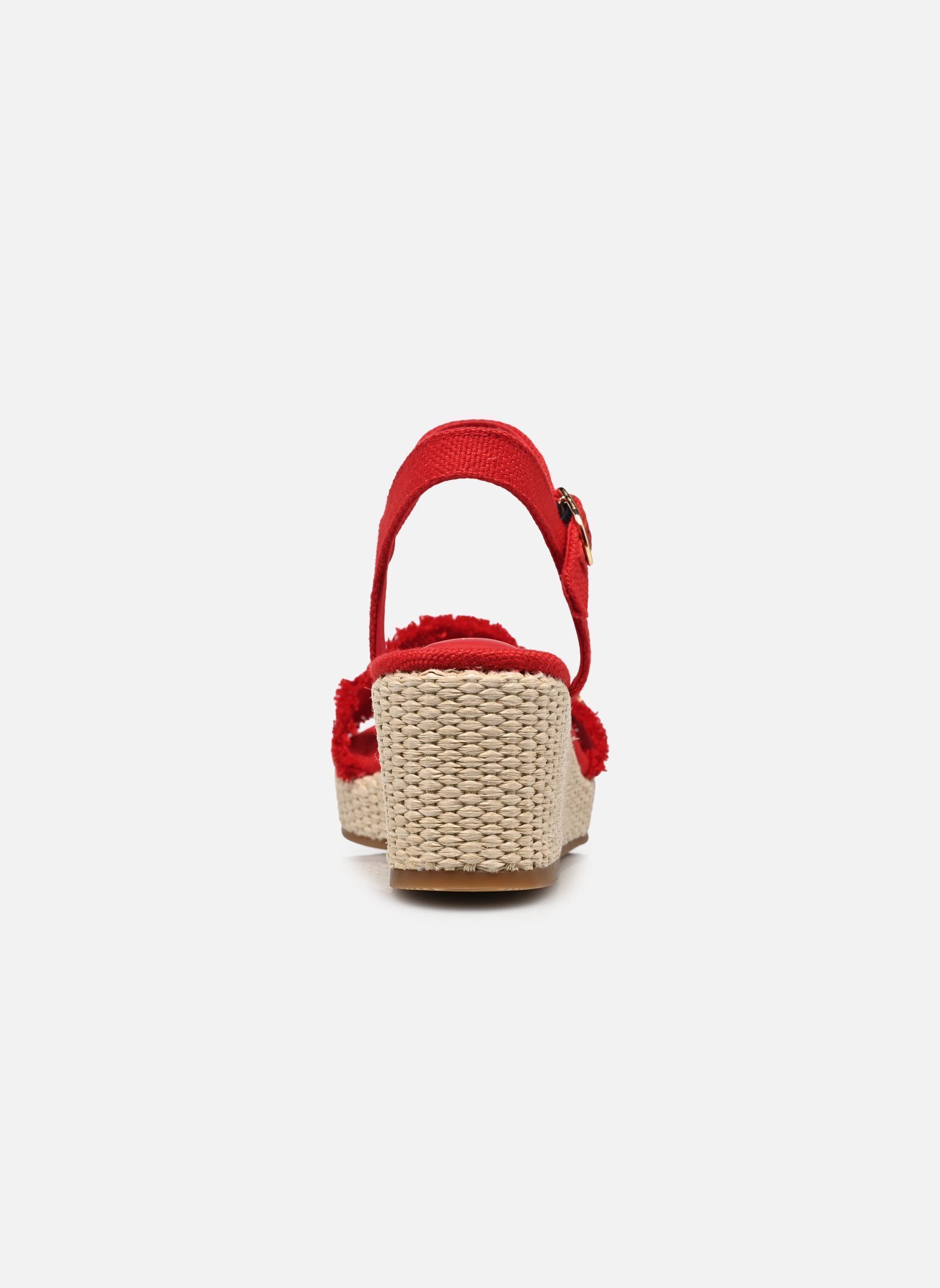 Keil- und Plateau-Espadrilles MID WOVEN WEDGE ESPA damen rot Tommy Hilfiger Keil- und Plateau-Espadrilles MID WOVEN WEDGE ESPA damen rot RED