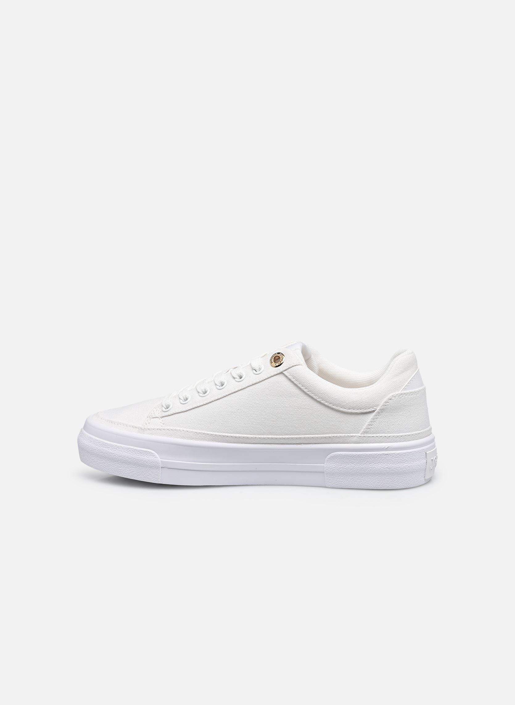 Lage sneakers TH FOXING PLATFORM C dames wit Tommy Hilfiger Lage sneakers TH FOXING PLATFORM C dames wit WHITE