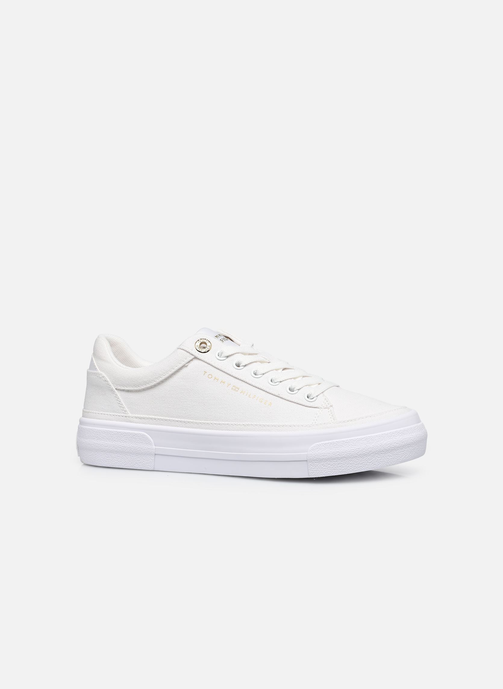 Lage sneakers TH FOXING PLATFORM C dames wit Tommy Hilfiger Lage sneakers TH FOXING PLATFORM C dames wit WHITE