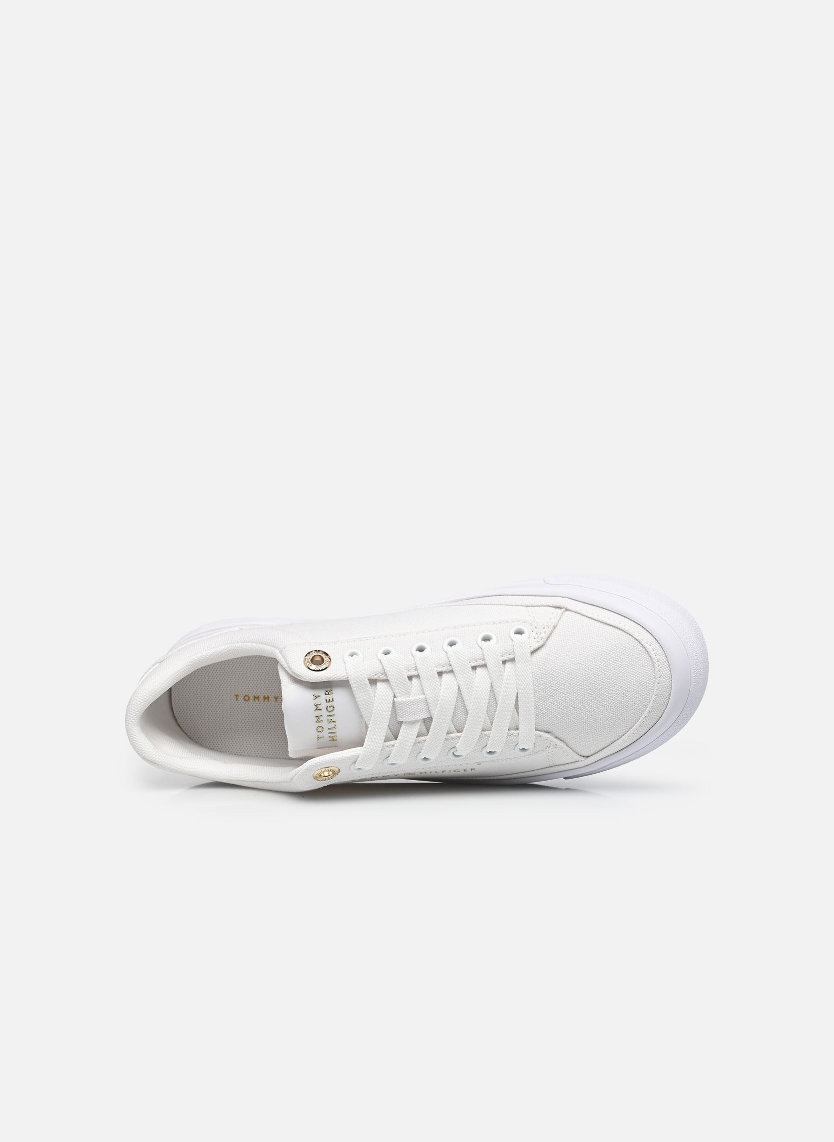 Lage sneakers TH FOXING PLATFORM C dames wit Tommy Hilfiger Lage sneakers TH FOXING PLATFORM C dames wit WHITE