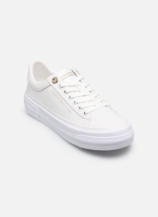 Tommy Hilfiger Lage sneakers TH FOXING PLATFORM C dames wit