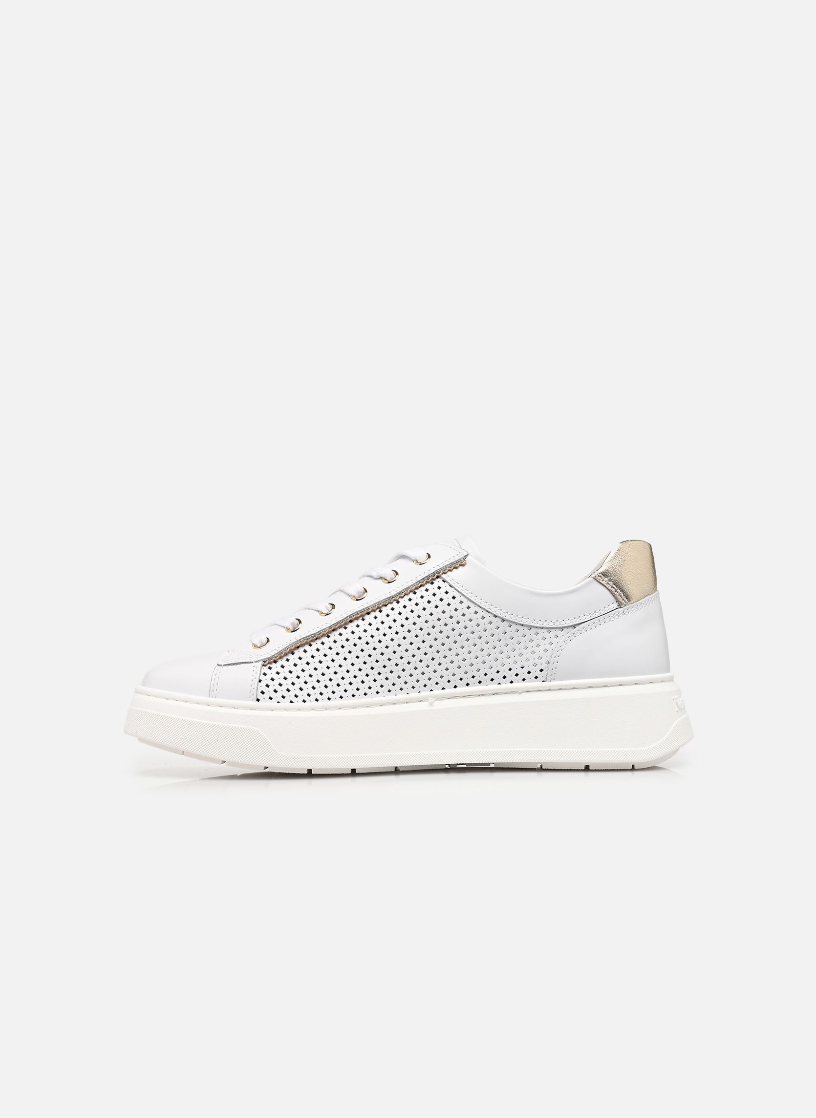 Niedrige Sneaker E615274D damen weiß NeroGiardini Niedrige Sneaker E615274D damen weiß 707