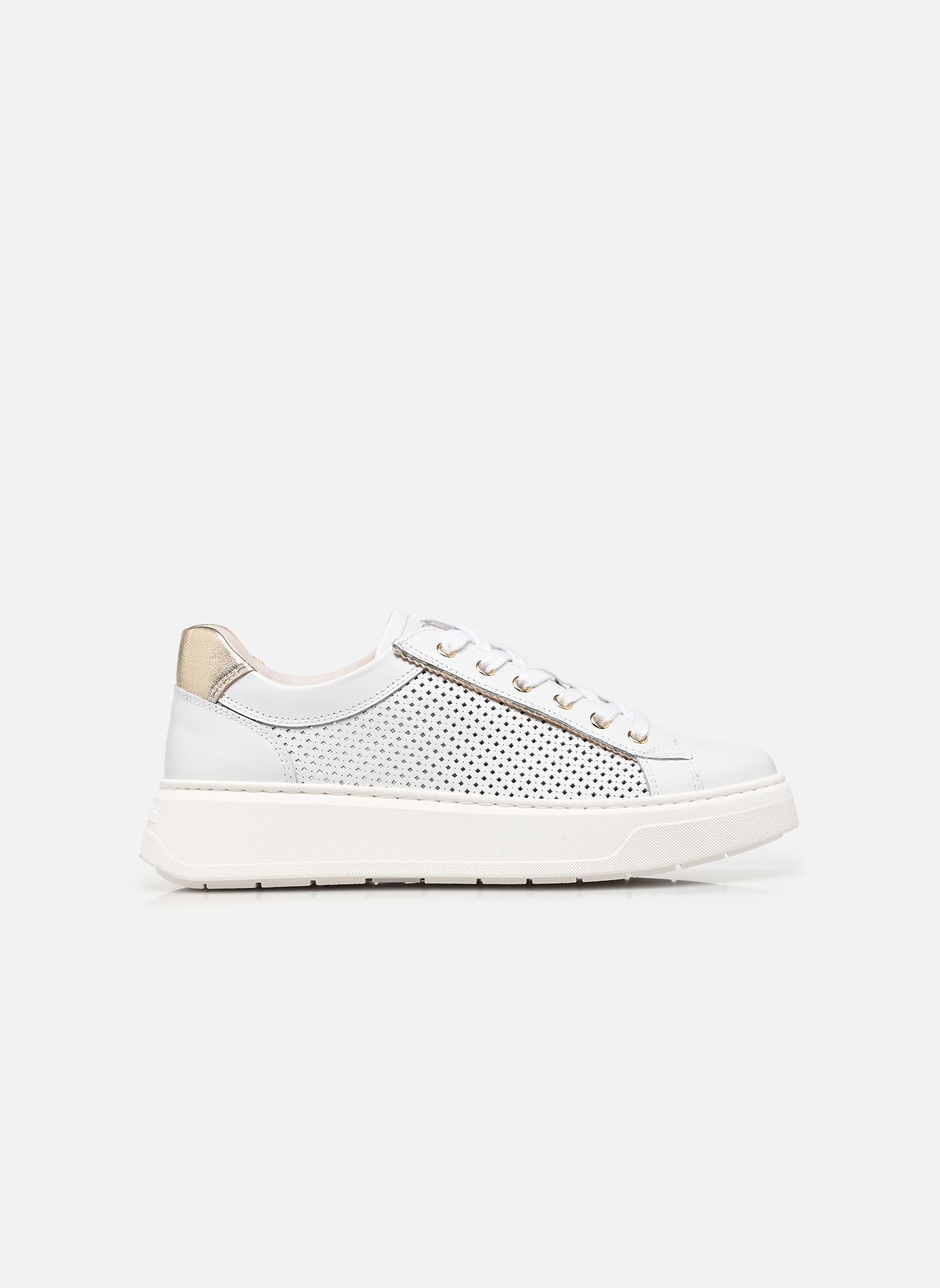 Niedrige Sneaker E615274D damen weiß NeroGiardini Niedrige Sneaker E615274D damen weiß 707
