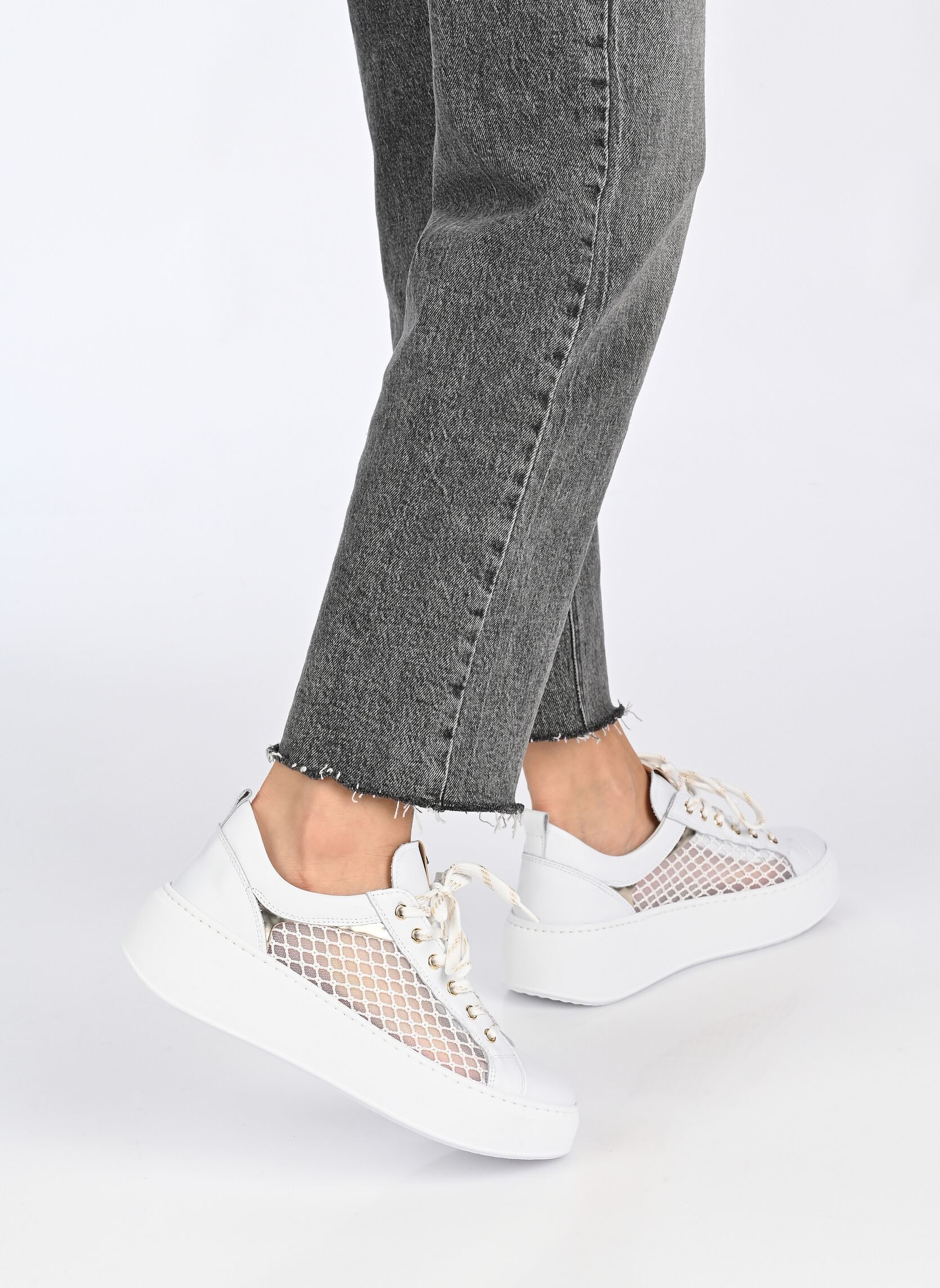 Niedrige Sneaker E615292D damen weiß NeroGiardini Niedrige Sneaker E615292D damen weiß 707